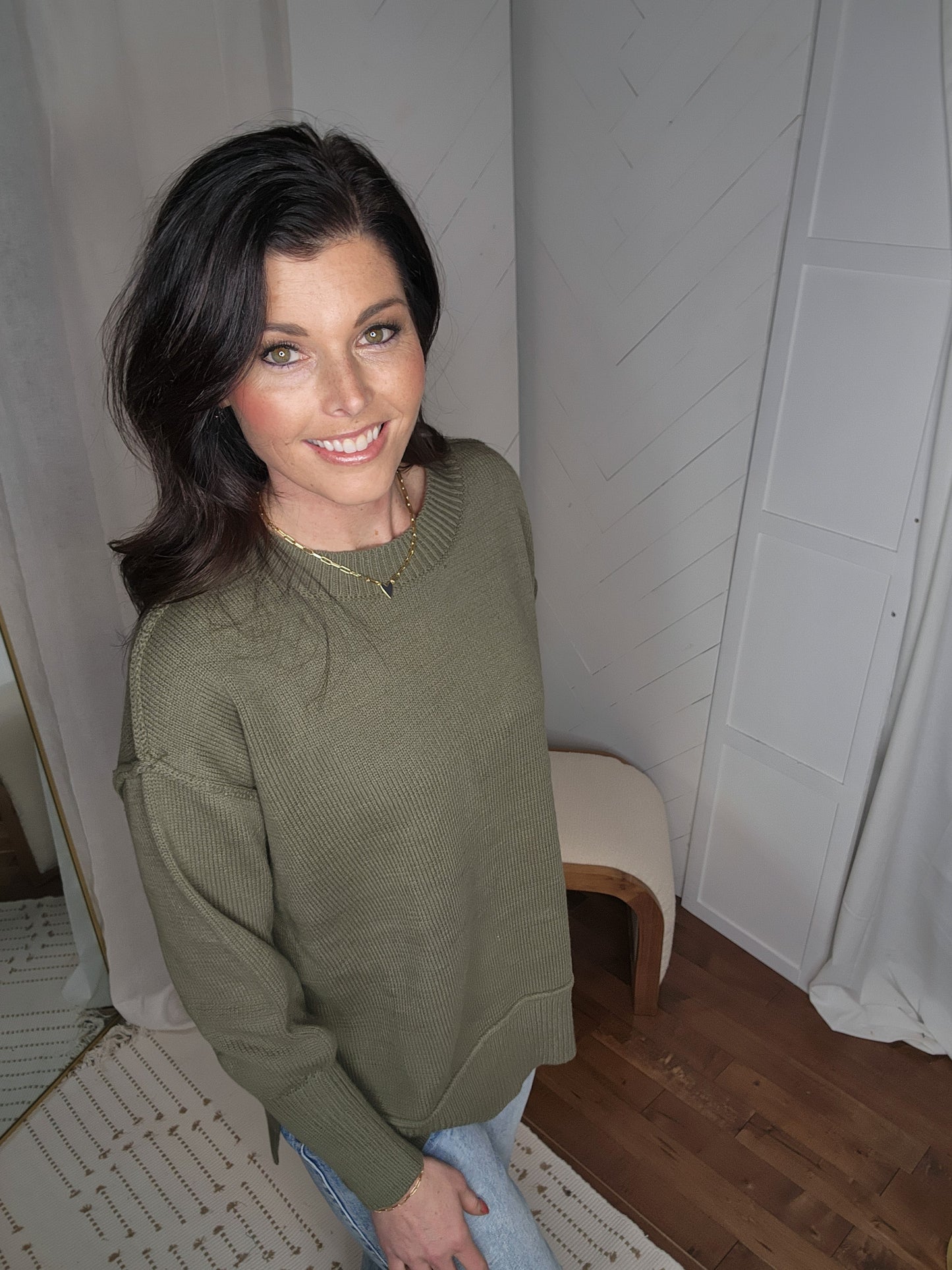 Olive Bell Sweater