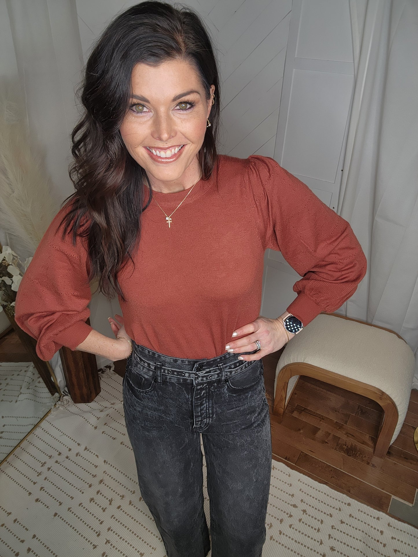 Kancan95: High Rise Belted Jeans