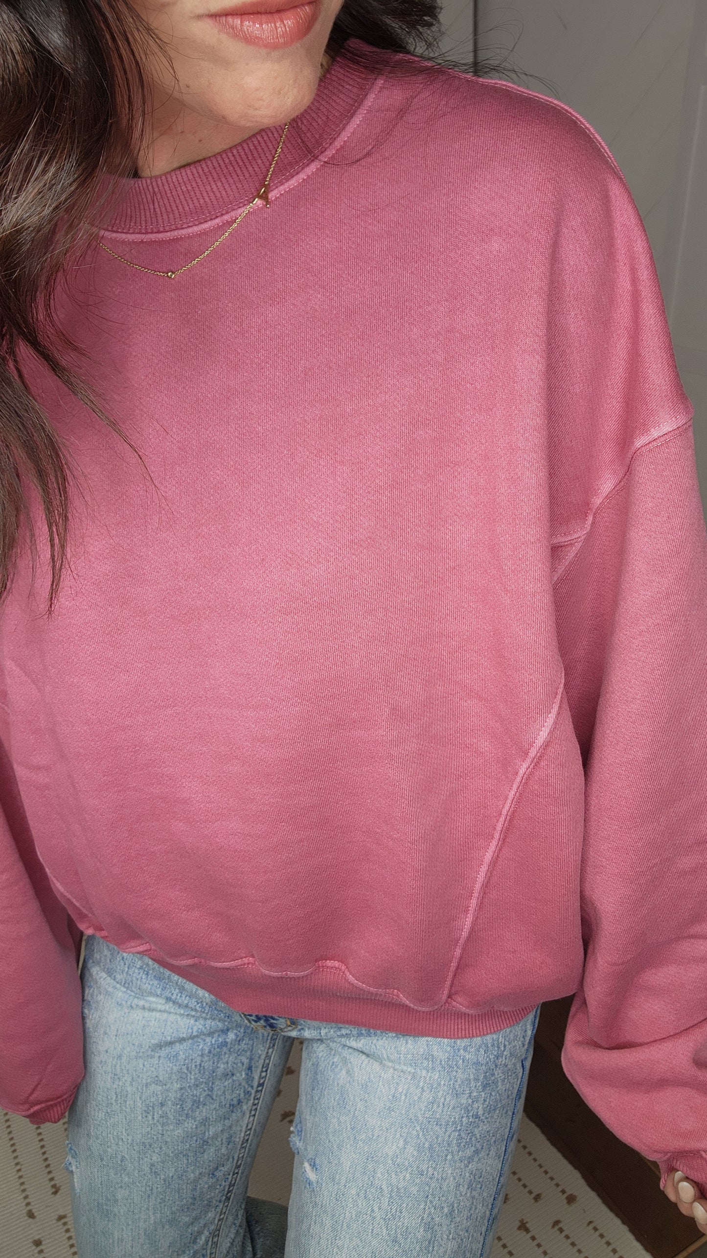 Rose Violet Lazy Days Sweatshirt