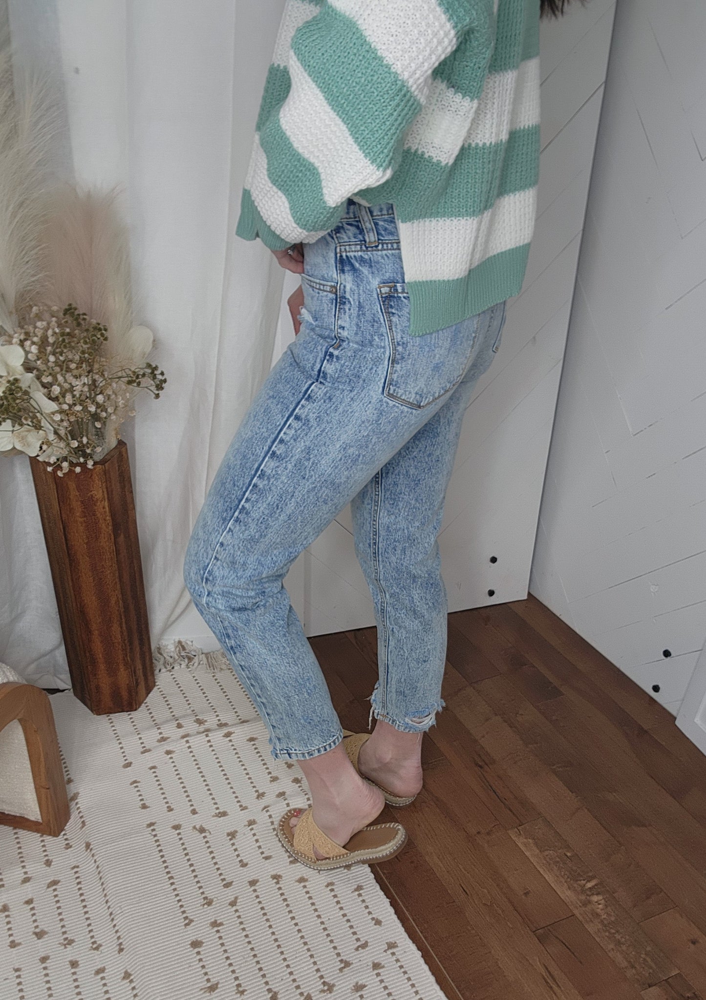 Chic Sage Knit Sweater