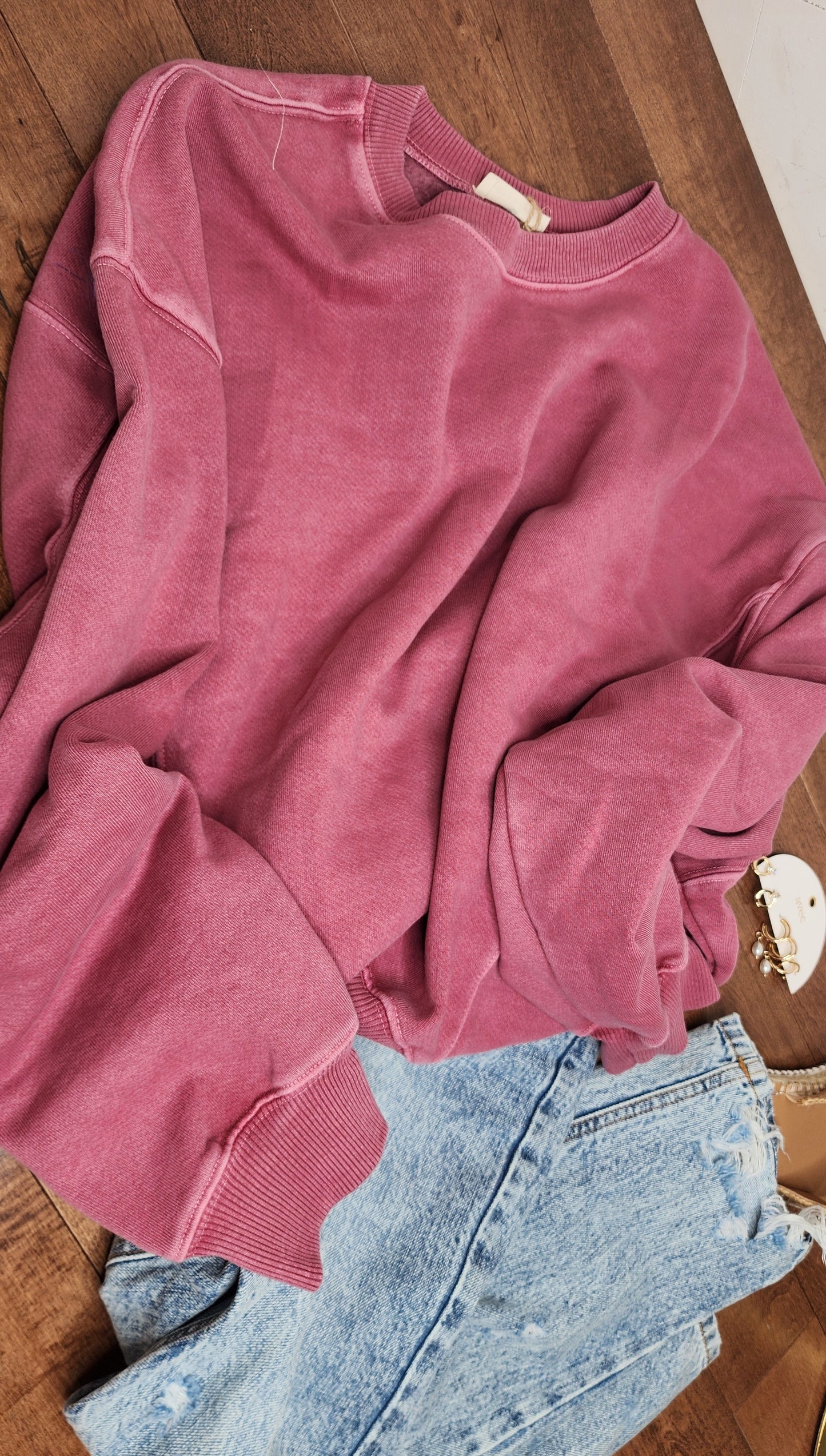 Rose Violet Lazy Days Sweatshirt
