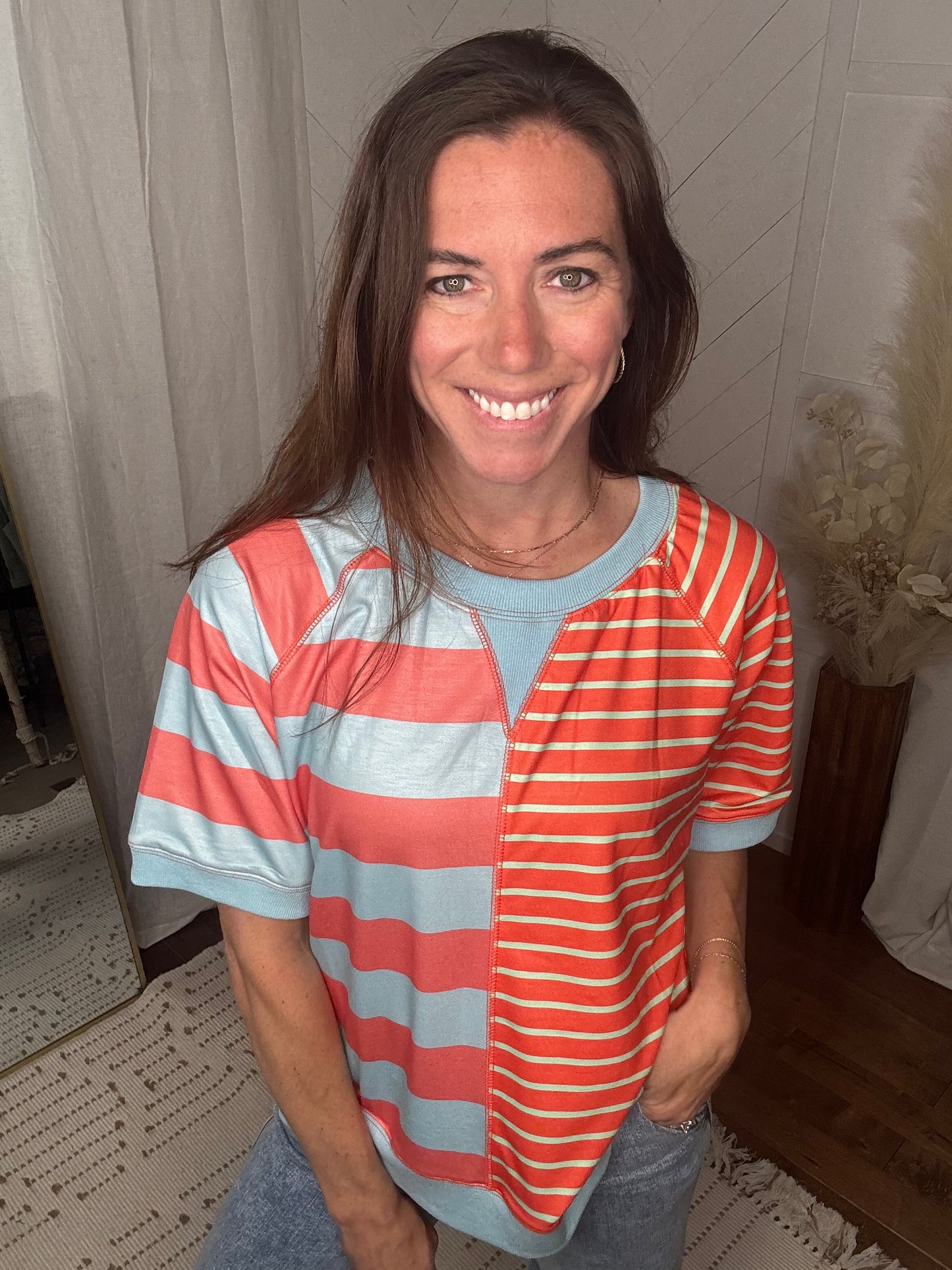 Coastal Threads Stitch Top