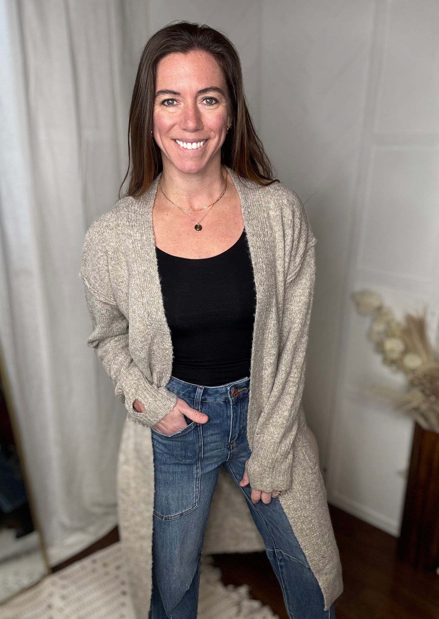  Taupe Soft Embrace Cardigan