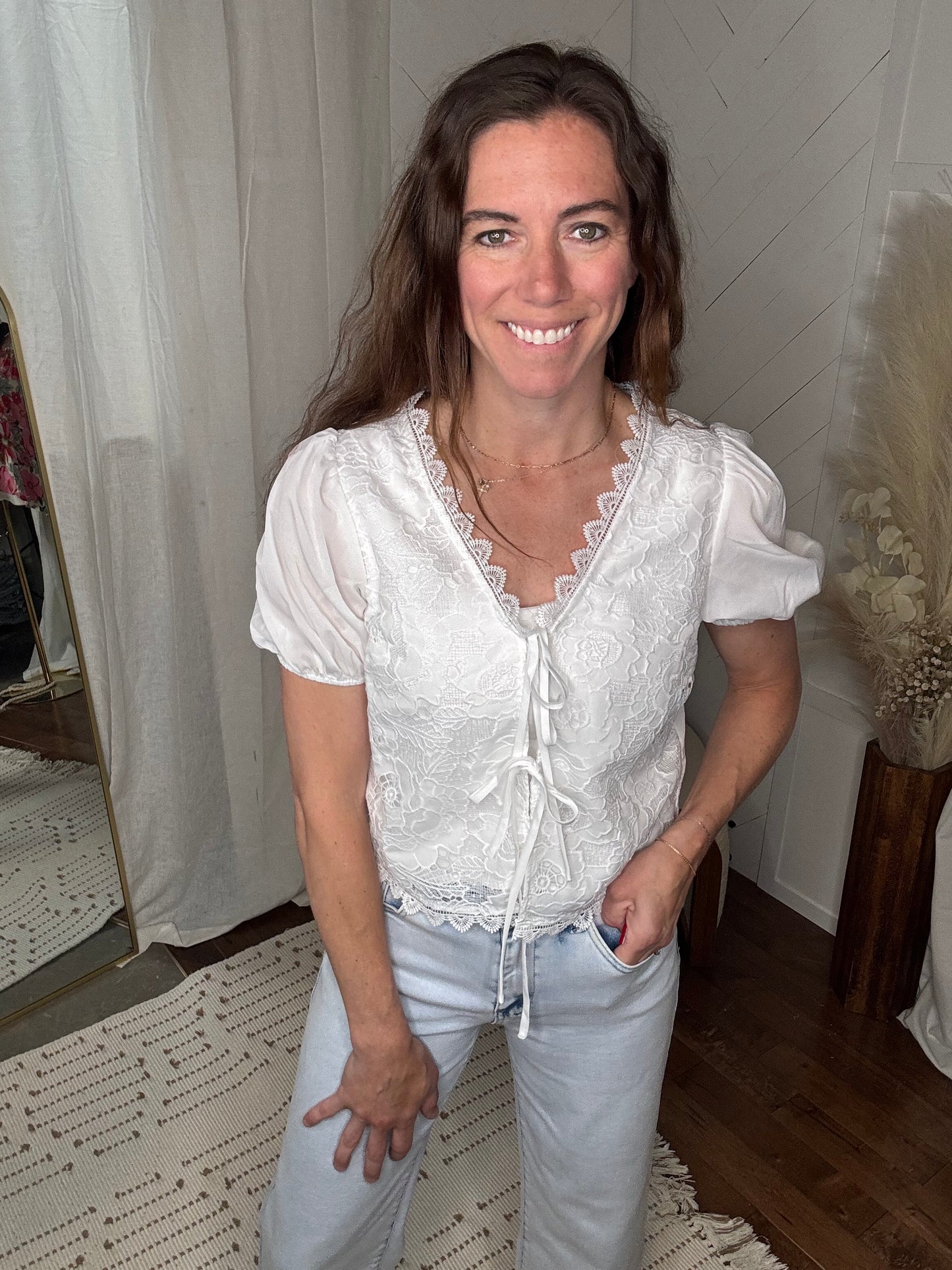 Floral Belle Lace Top