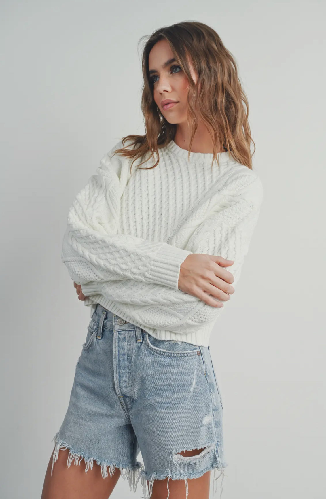 Cozy + Cute Cable Knit Sweater