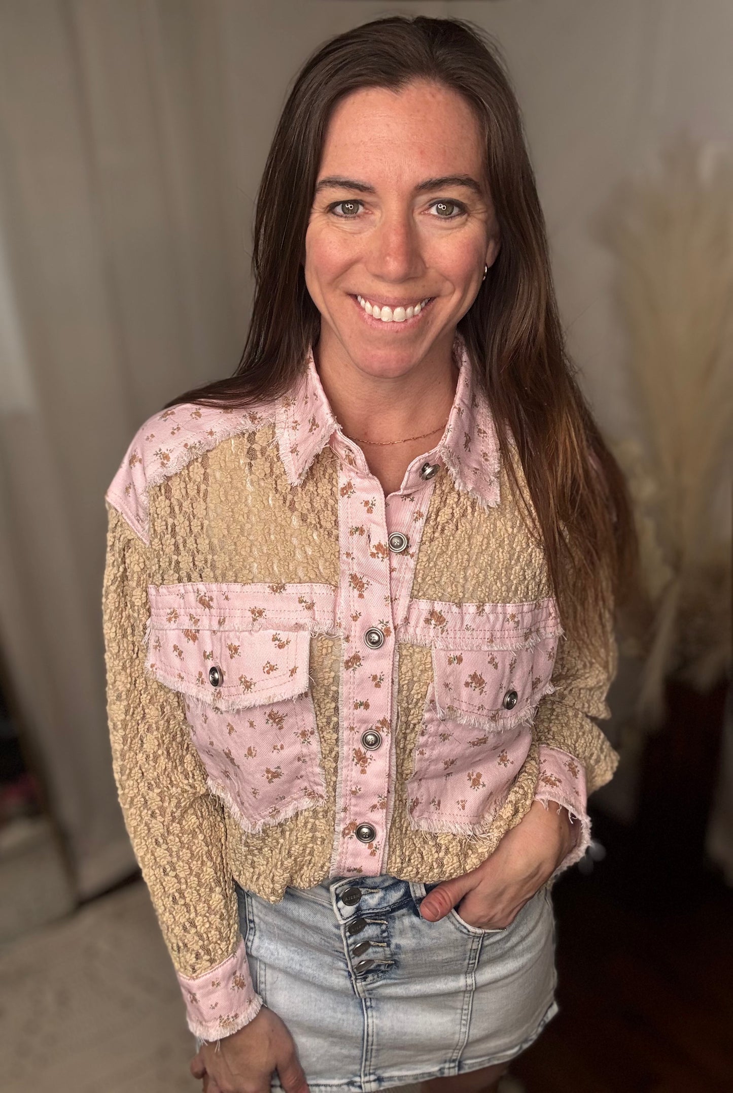 Pink Latte Woven Shirt