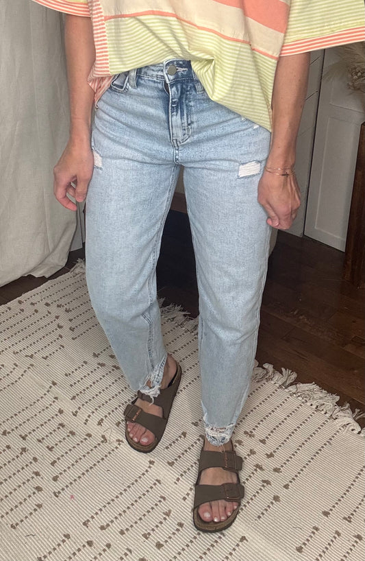Flying Monkey77: Super High Rise Barrel Jeans