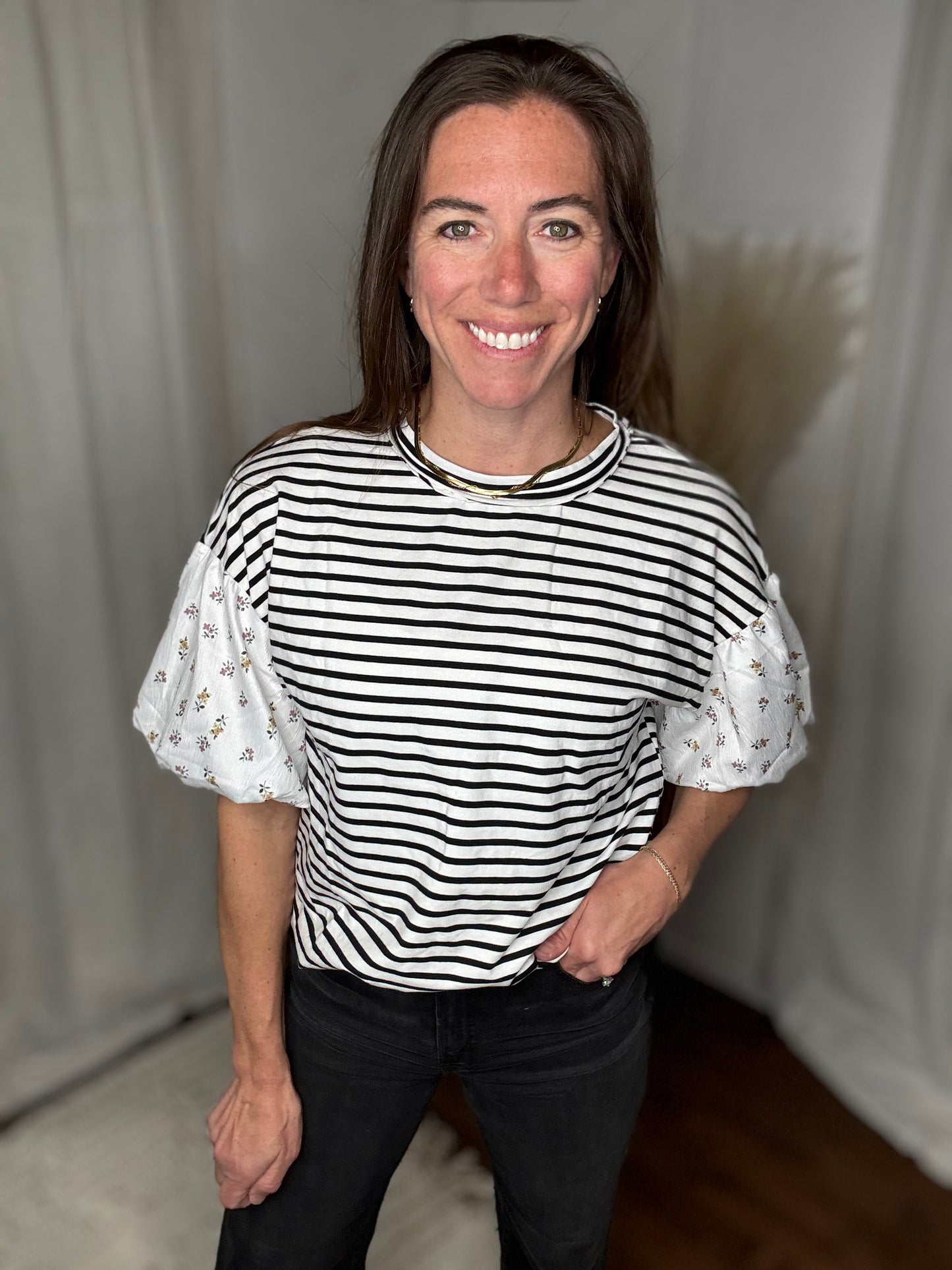 Midnight Bloom Top