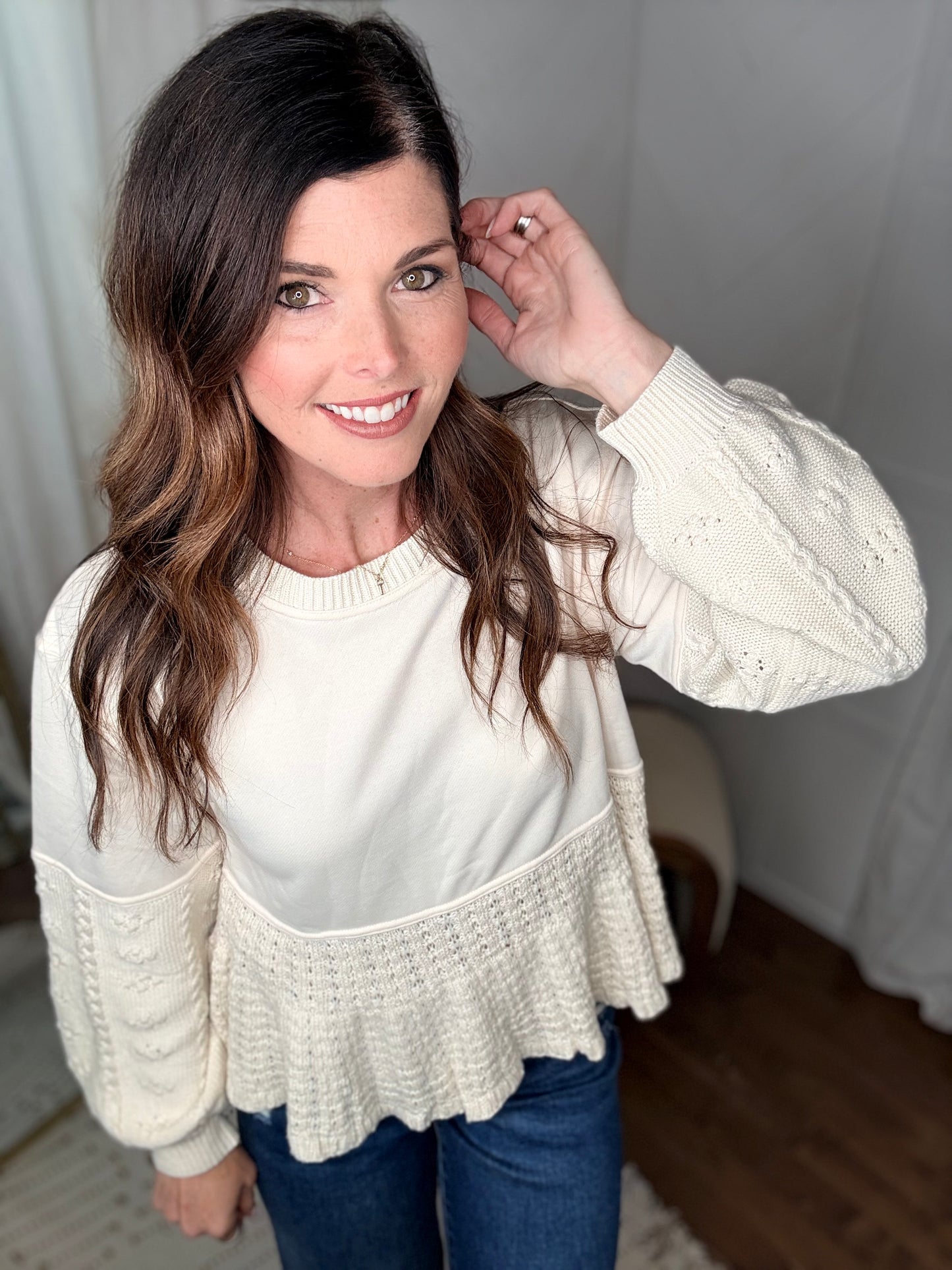 Vanilla Autumn Mixed Sweater
