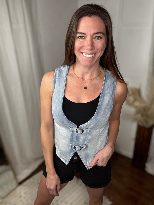 Cool Edge Denim Vest