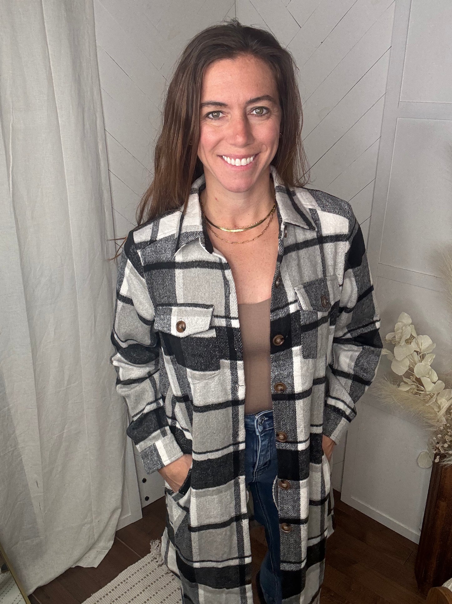 Shadow Plaid Shacket