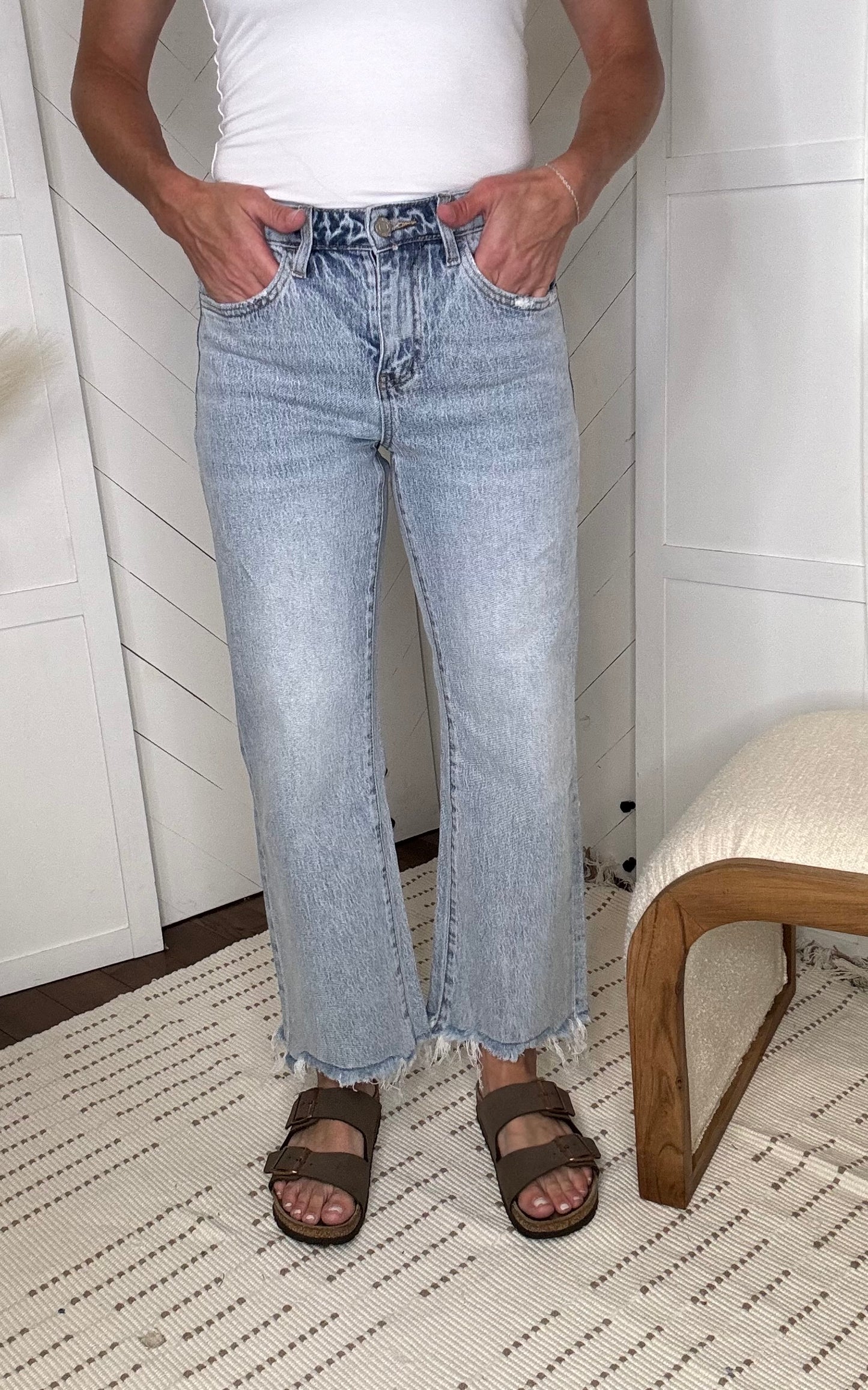 Vervet89: High Rise Crop Dad Jeans