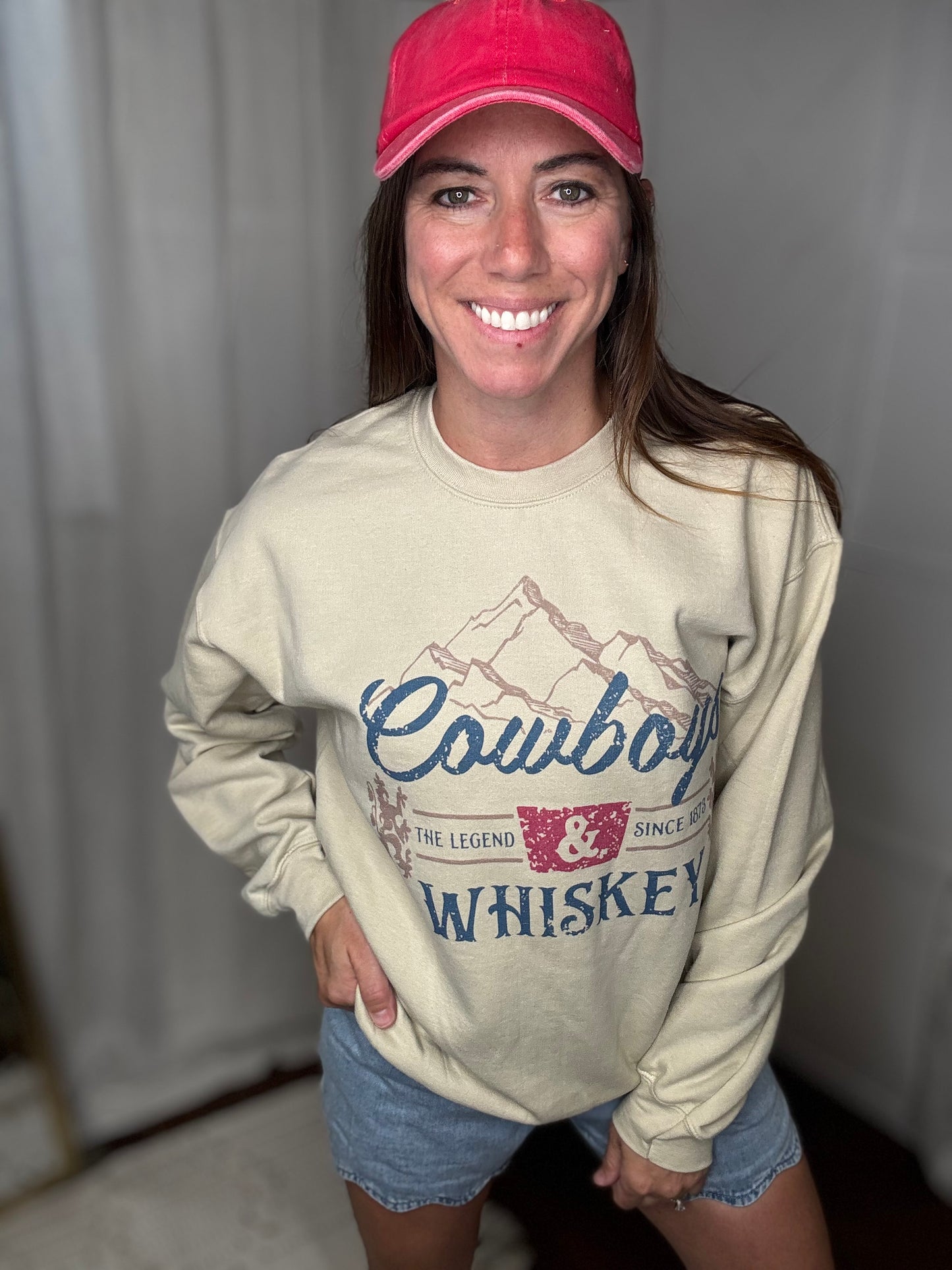 Cowboys + Whiskey Sweatshirt