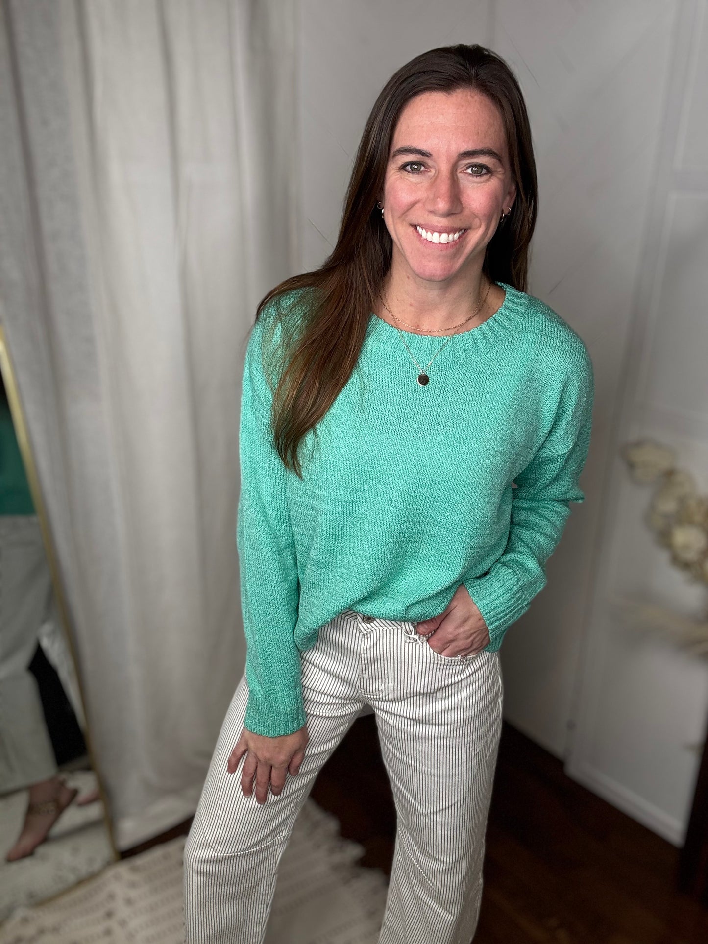 Spring Mint Sweater