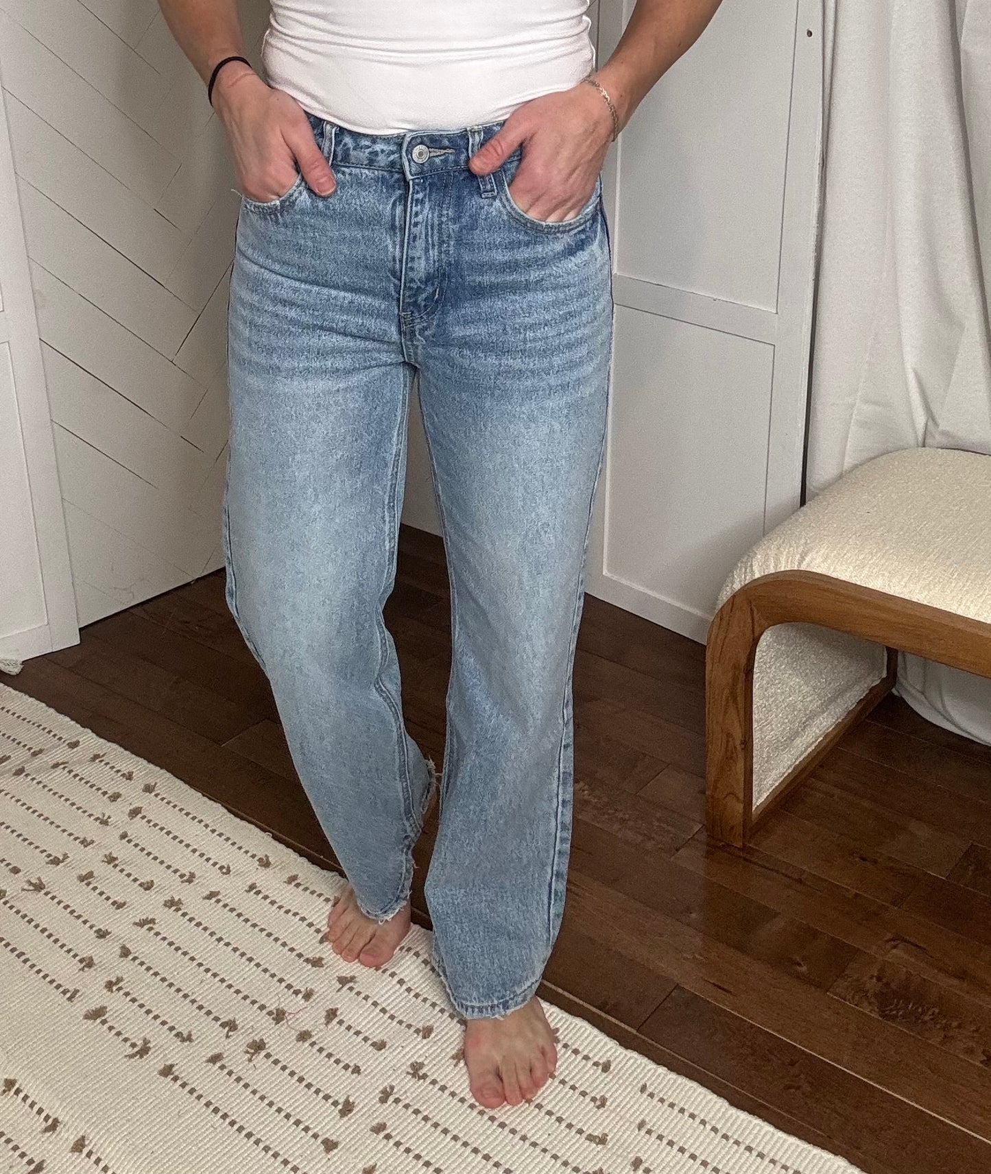 Loveret28: 90'S Super High Rise Ankle Wide Leg