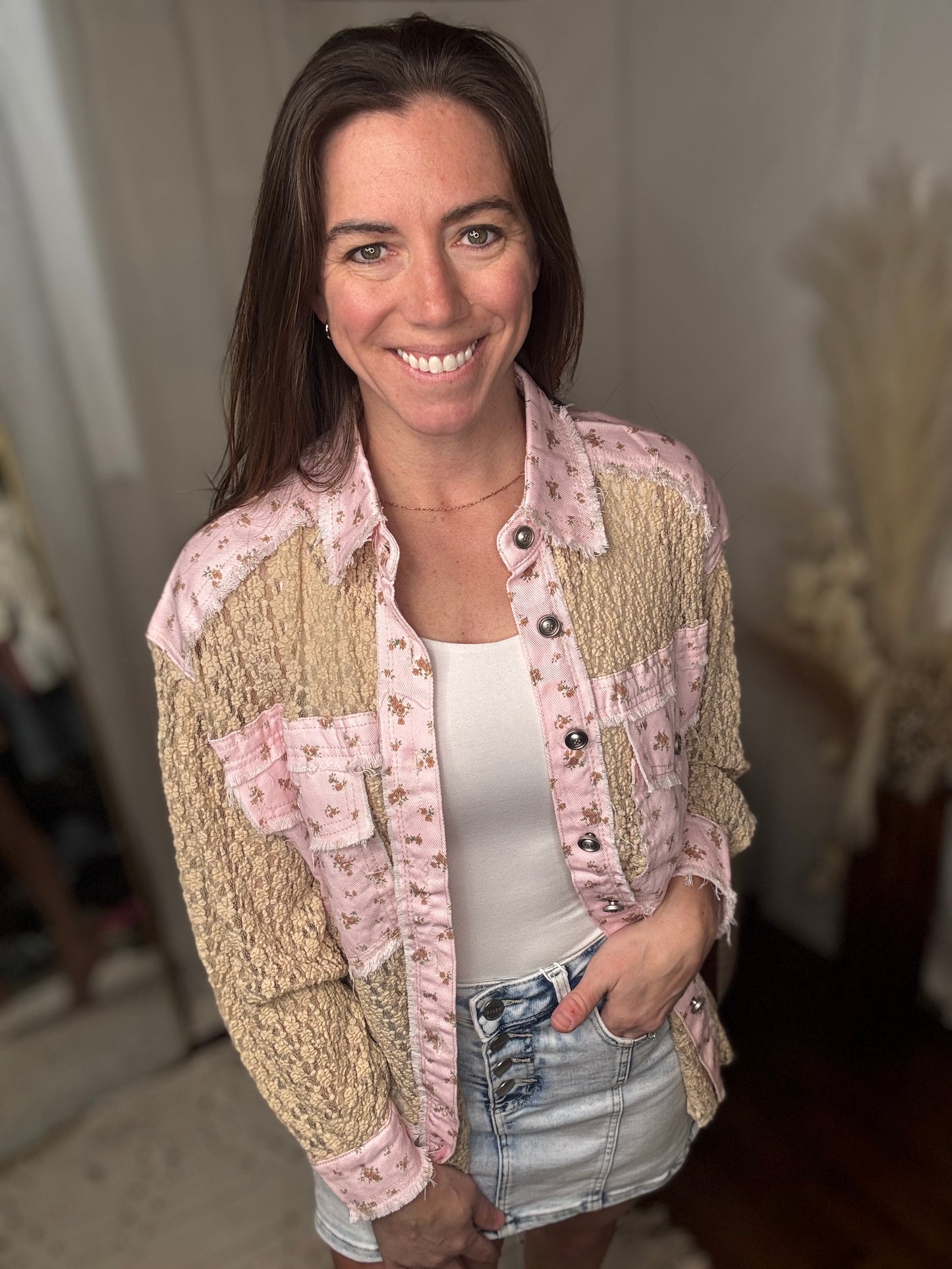 Pink Latte Woven Shirt