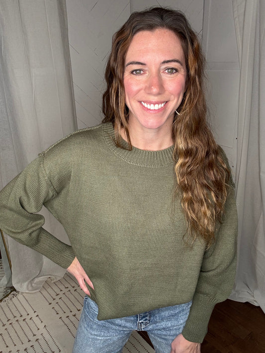 Olive Bell Sweater