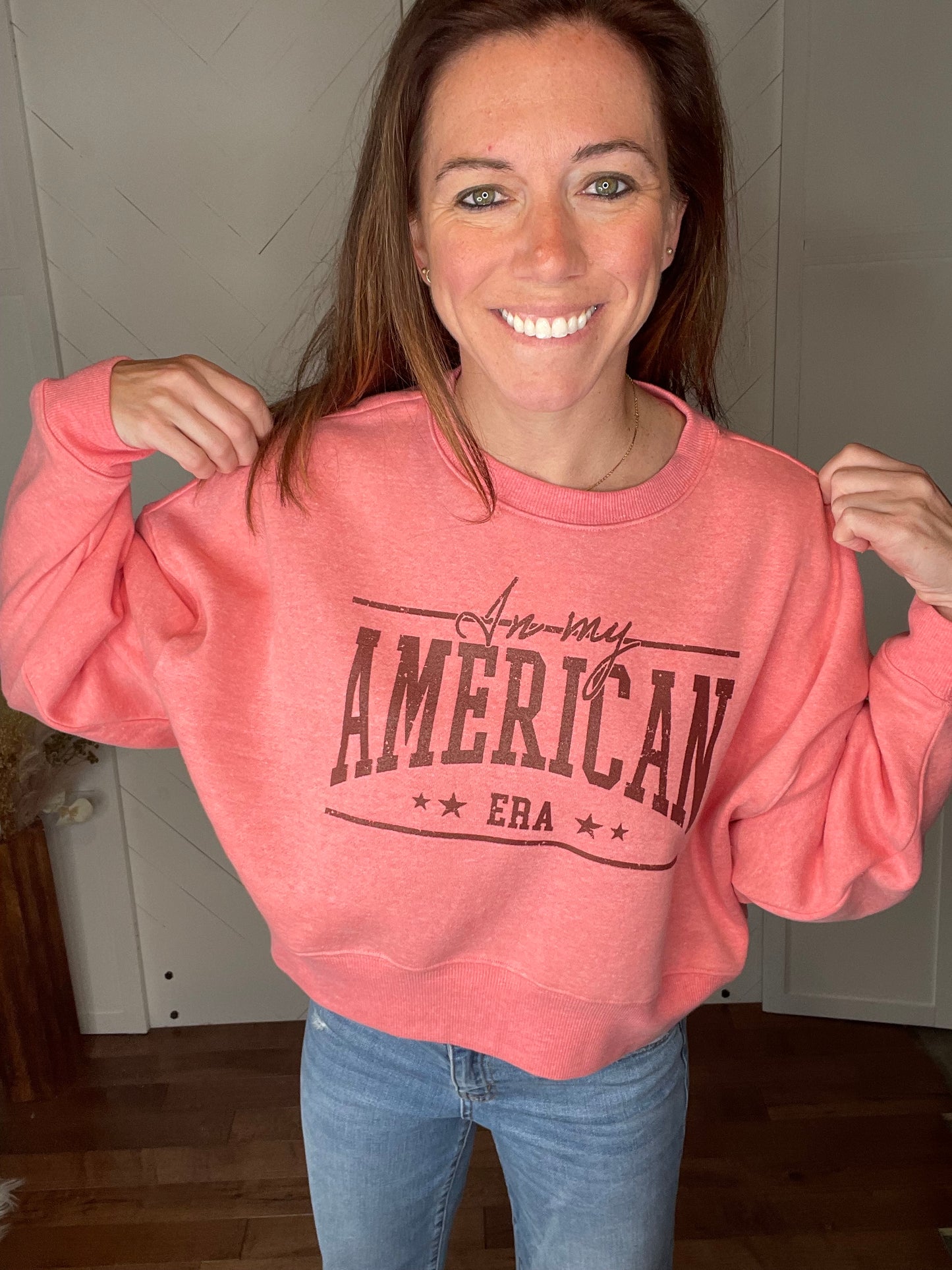 In My American Era Sweatshirt: Rose