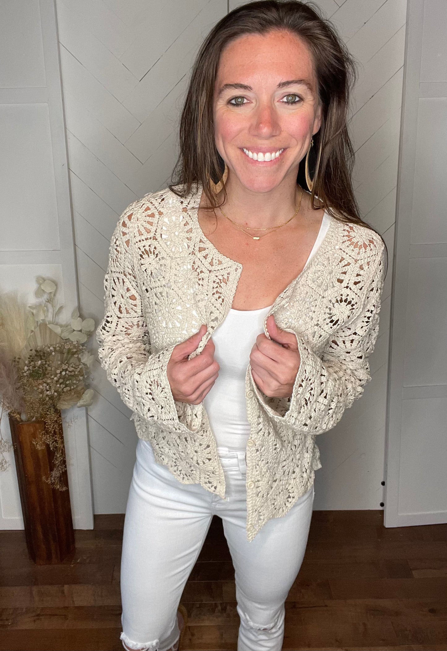 Crochet Crop Cardigan