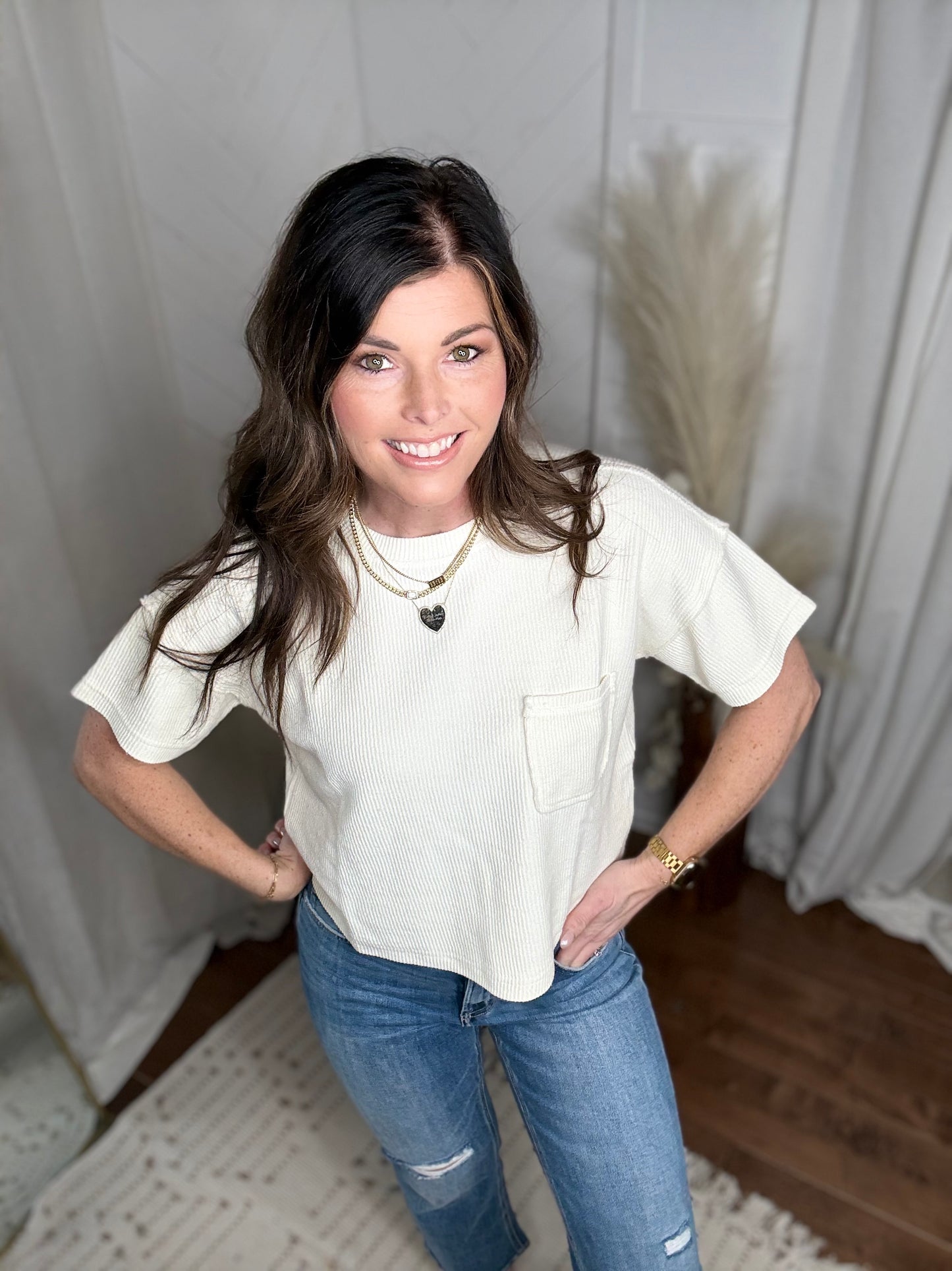 Ivory Classic Pocket Tee