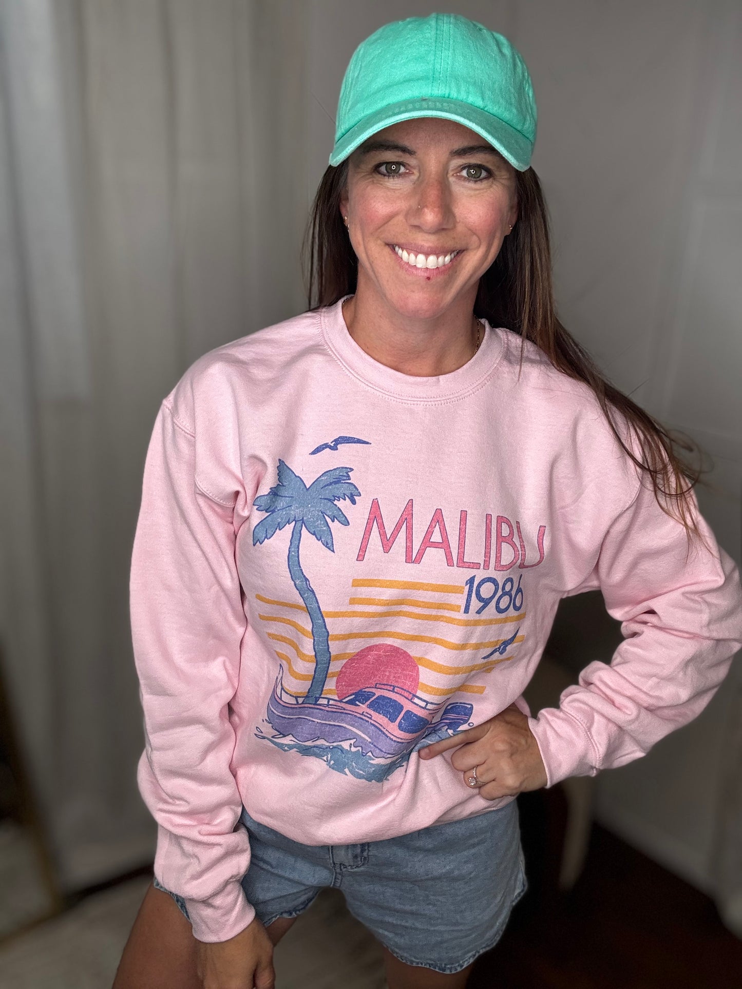 1986 Malibu Oversized Sweatshirt