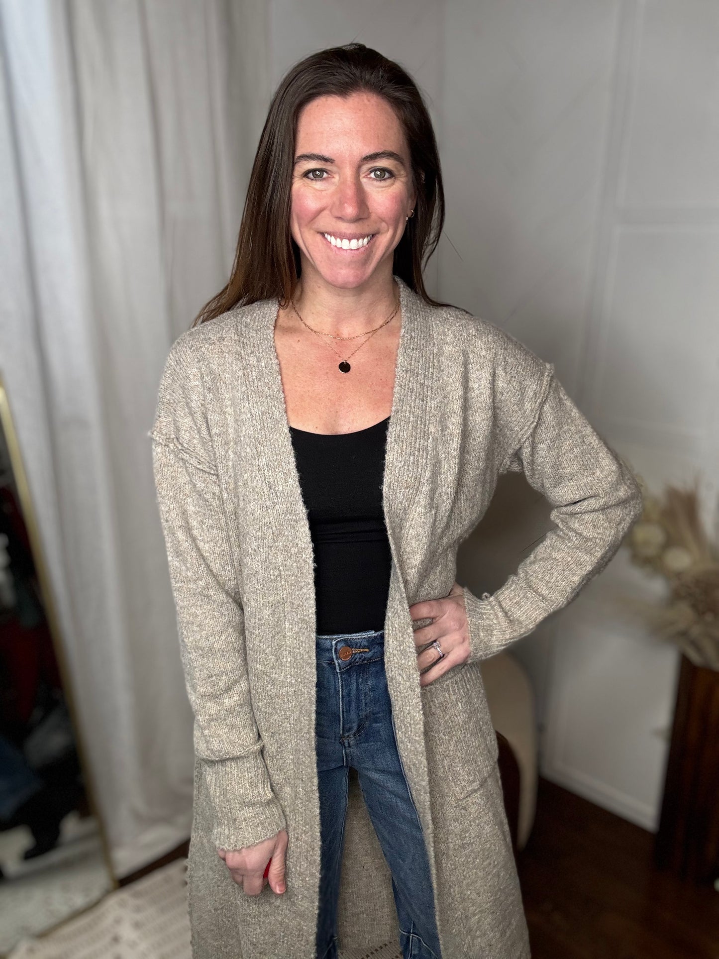  Taupe Soft Embrace Cardigan