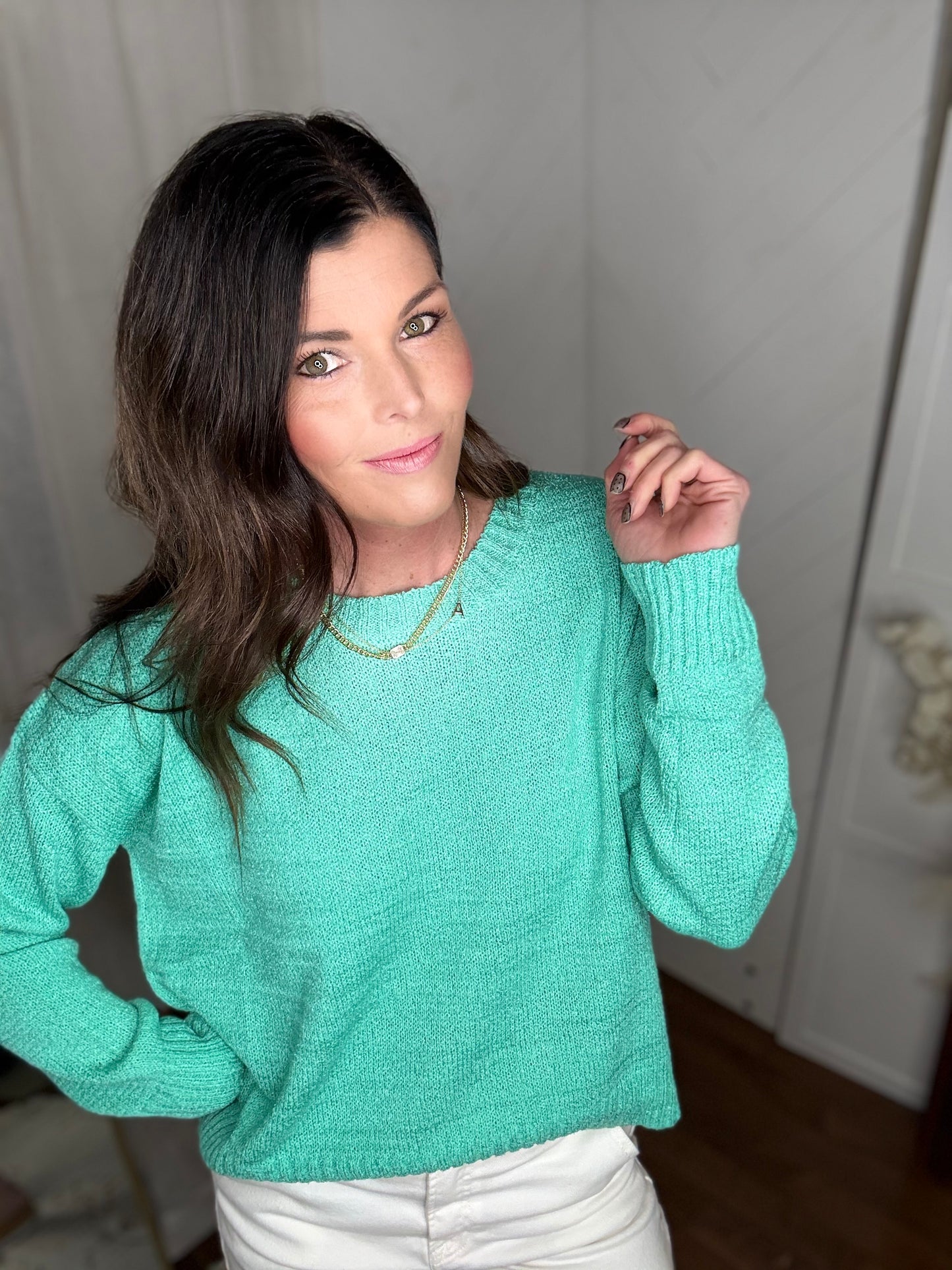 Spring Mint Sweater