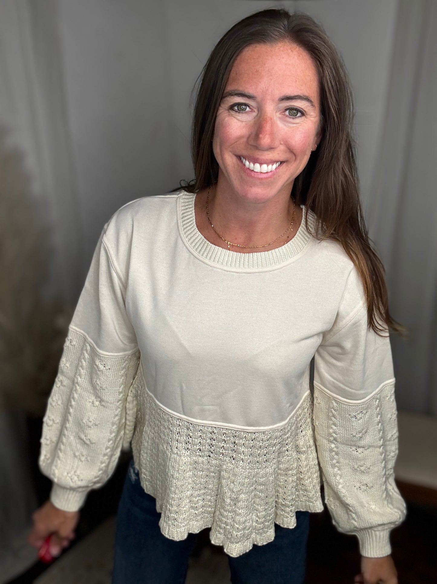 Vanilla Autumn Mixed Sweater
