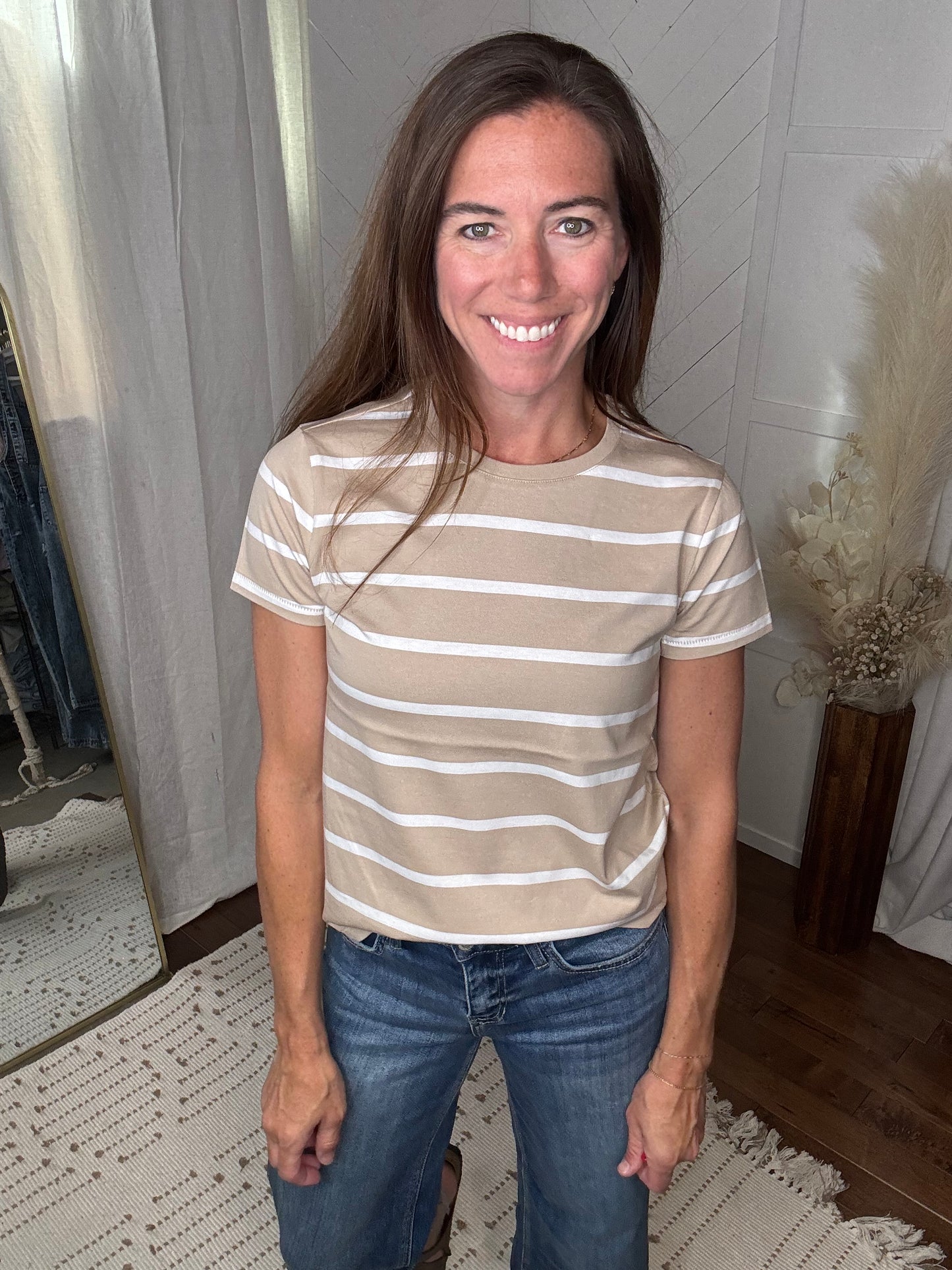 Brielle Striped Tee
