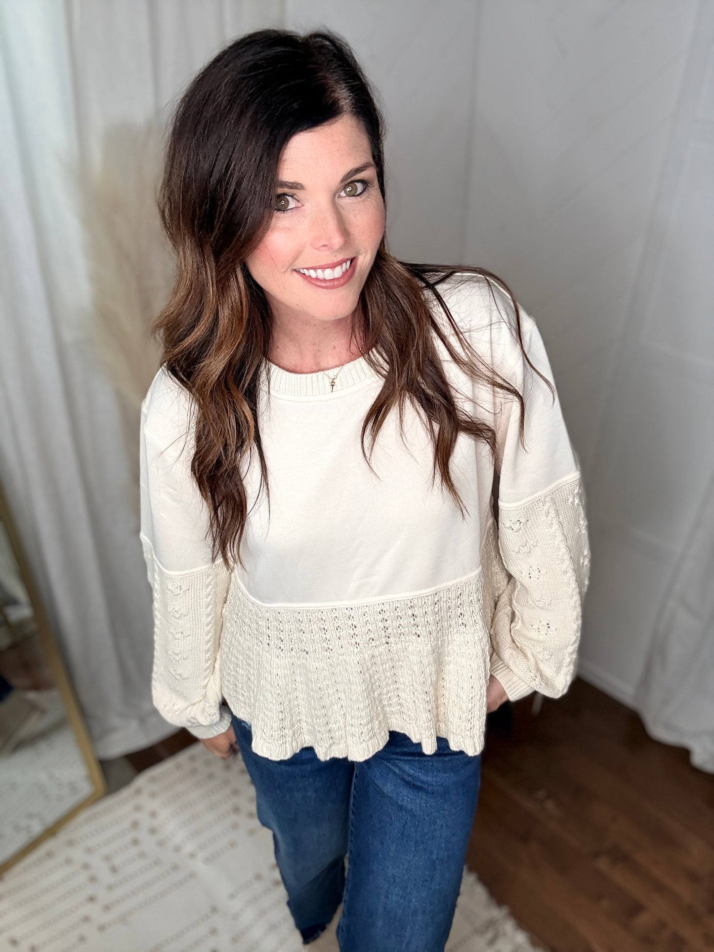 Vanilla Autumn Mixed Sweater