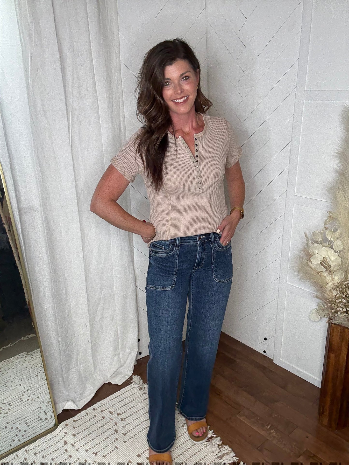 Weekend Snap Henley: Taupe