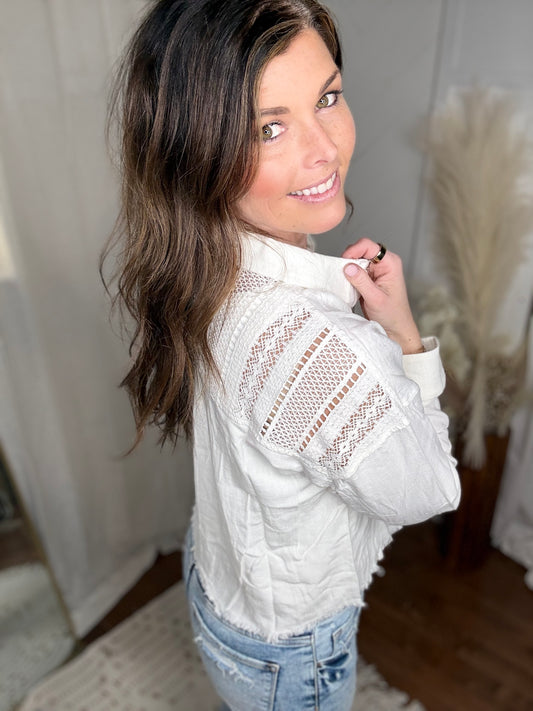 Wildflower Button Down