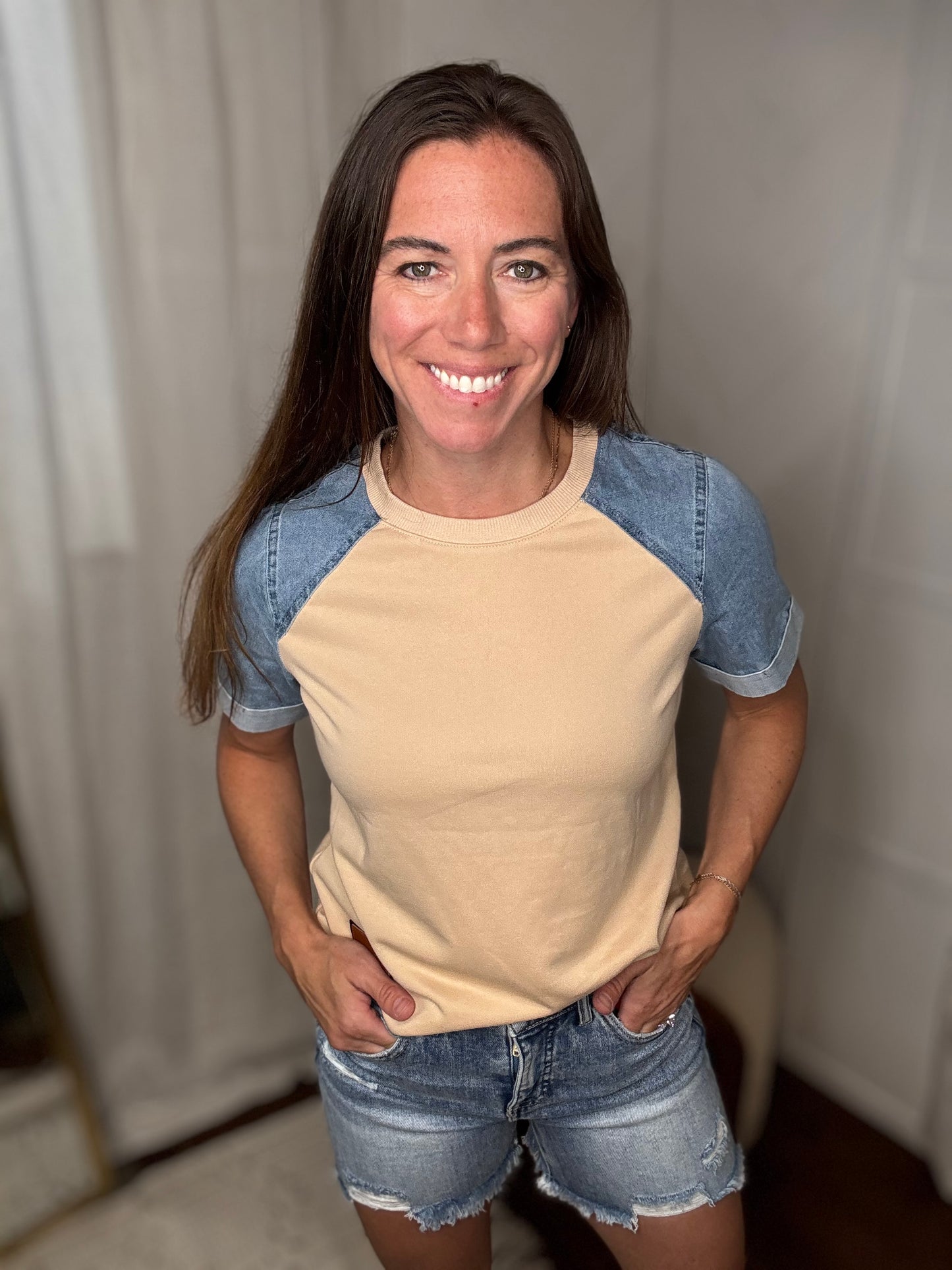 Denim Remix Tee