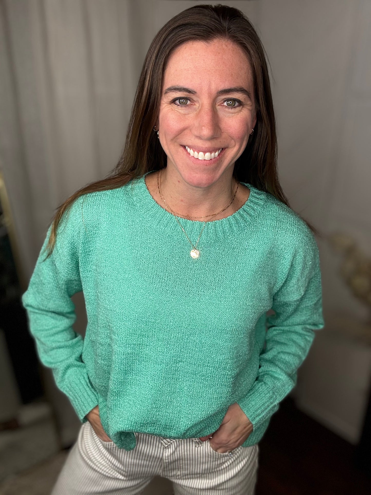 Spring Mint Sweater
