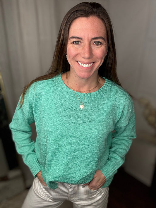 Spring Mint Sweater