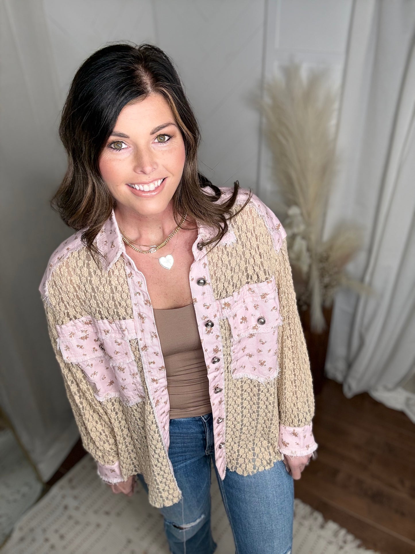 Pink Latte Woven Shirt