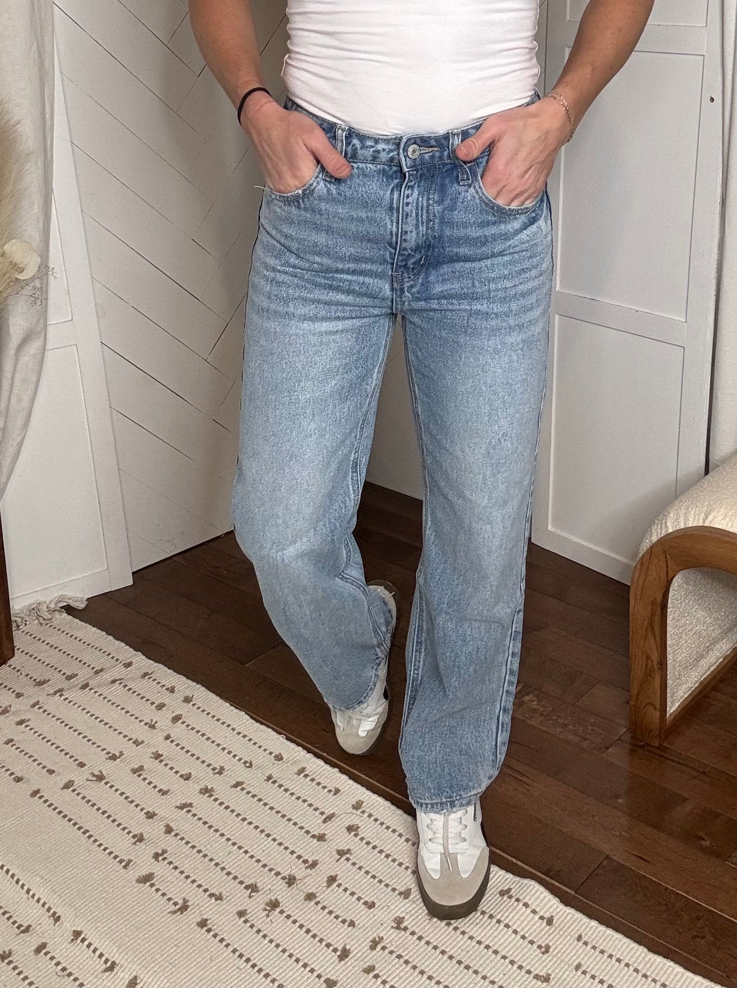 Loveret28: 90'S Super High Rise Ankle Wide Leg