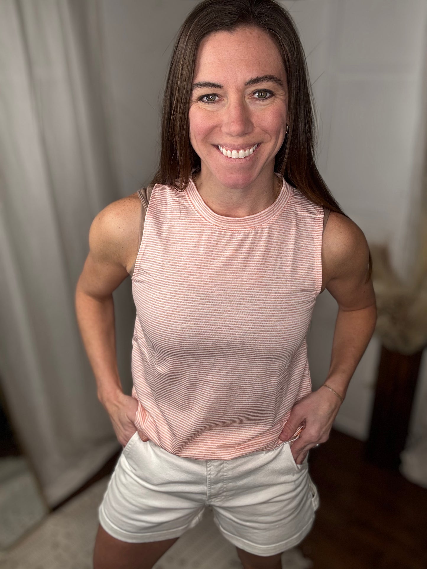Coral Coast Striped Tank