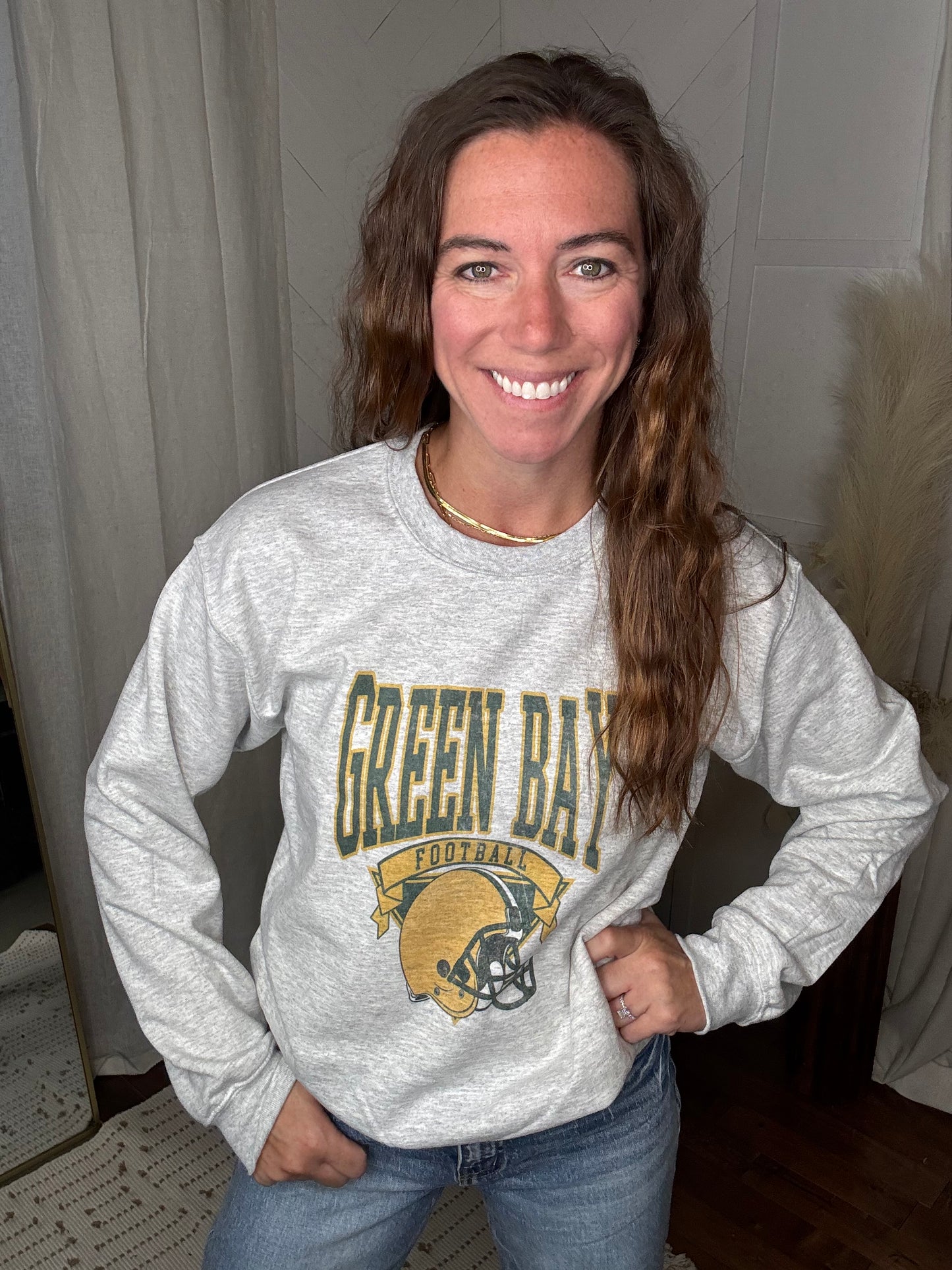 Retro Green Bay Football Crewneck