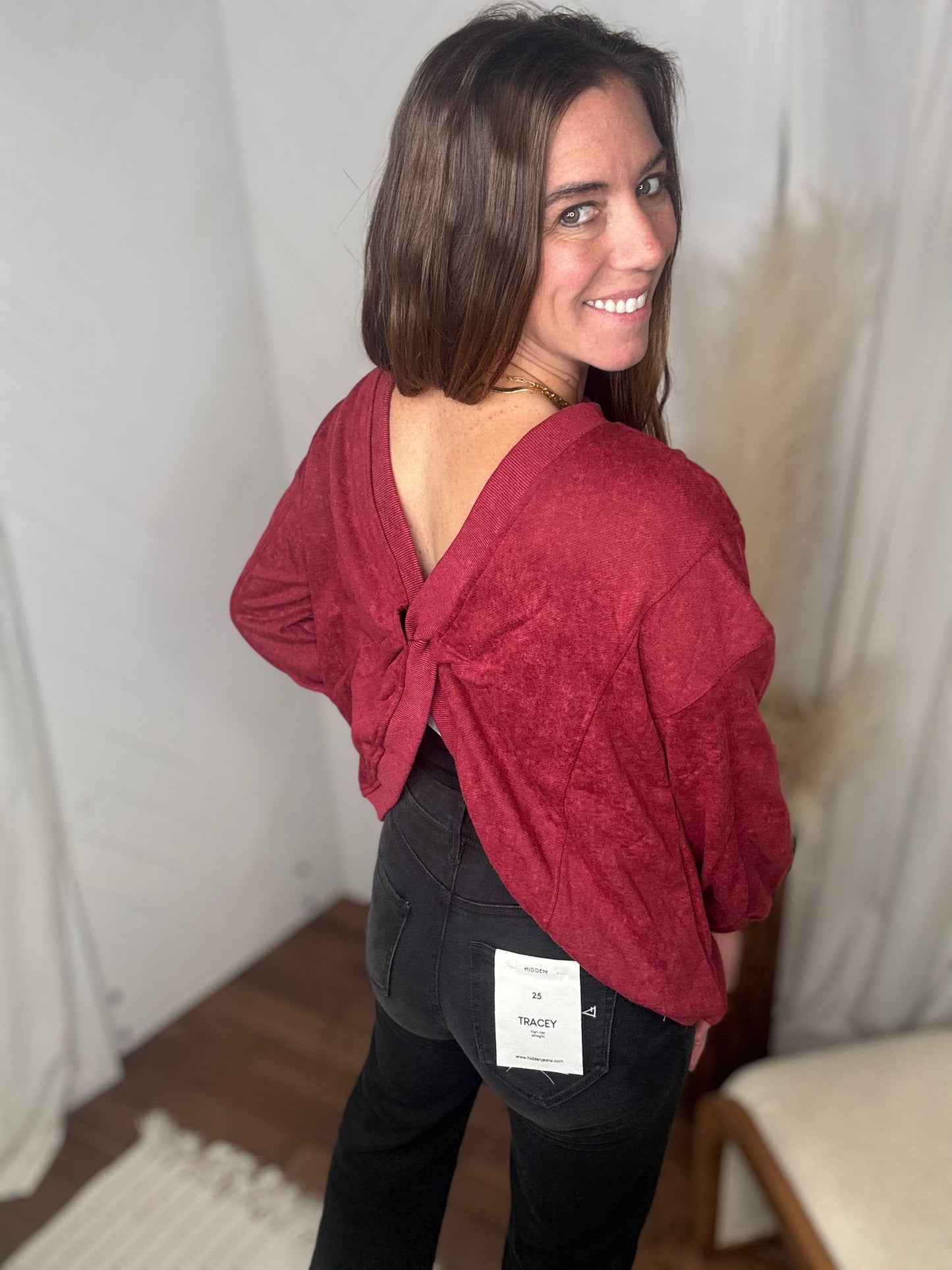 Ember Twist Pullover