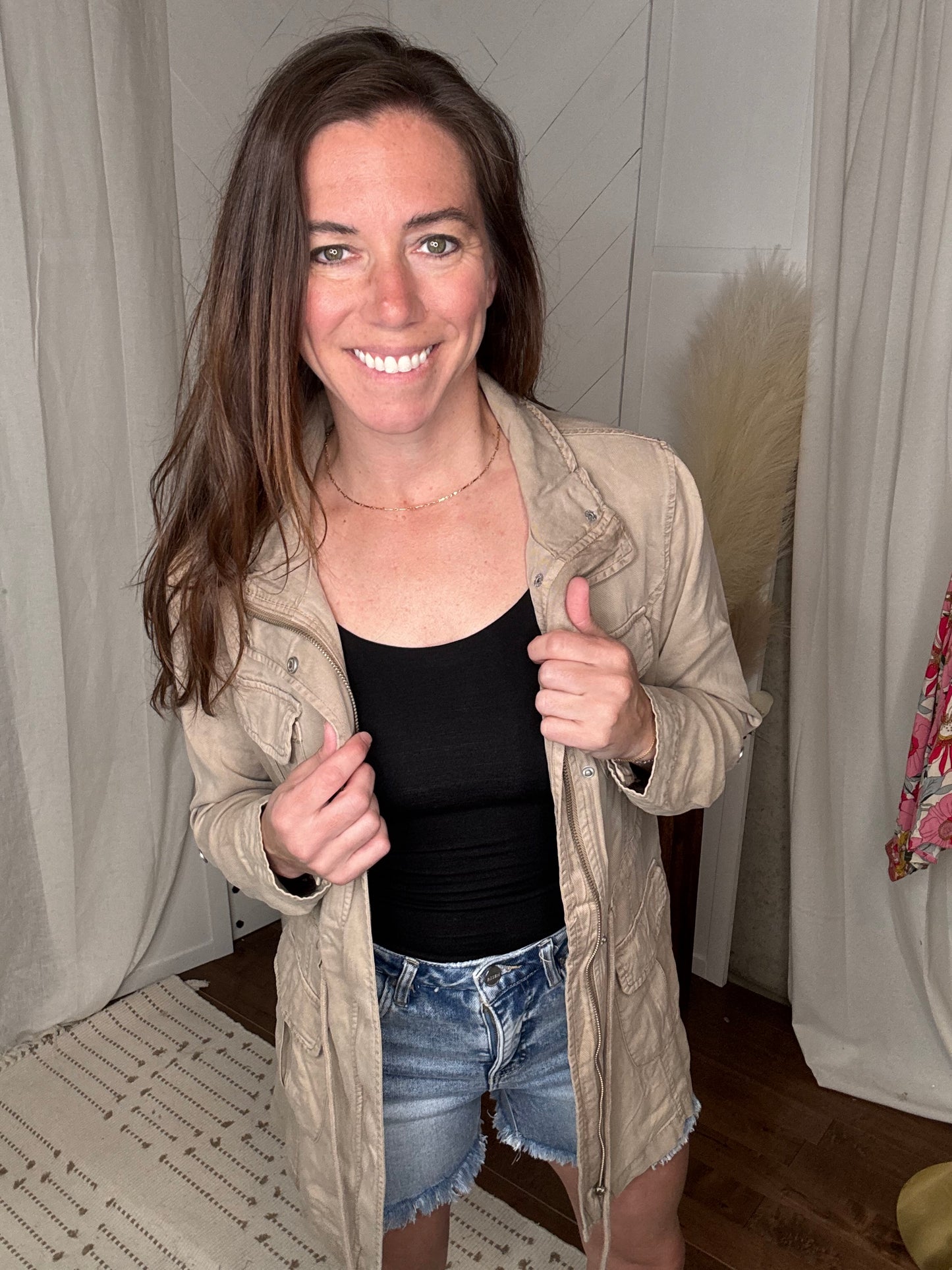 Risen Taupe Anorak Jacket