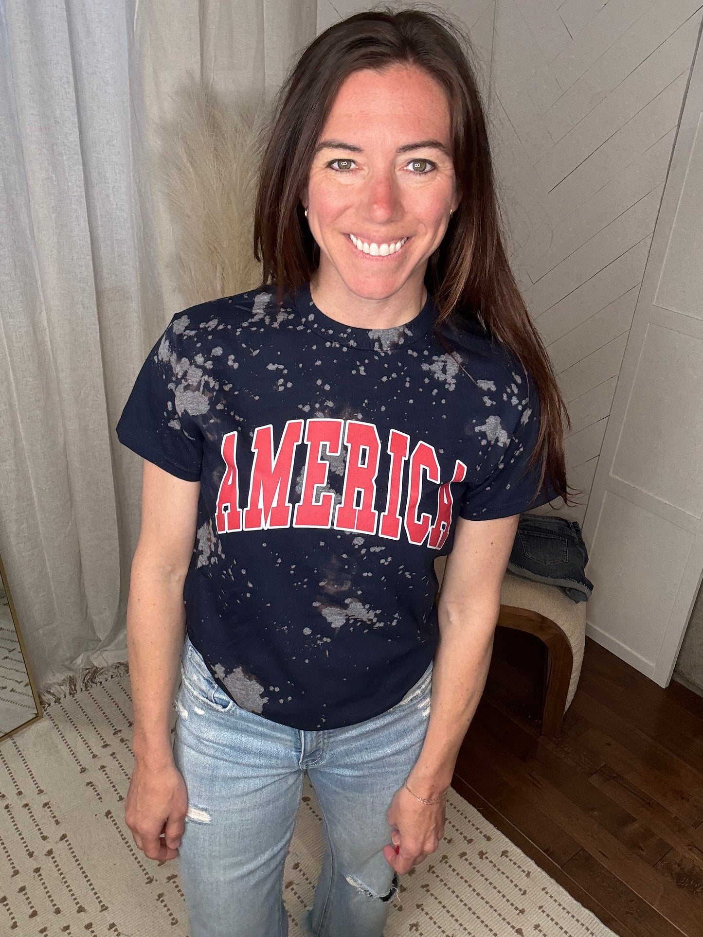 America Bleached Tee