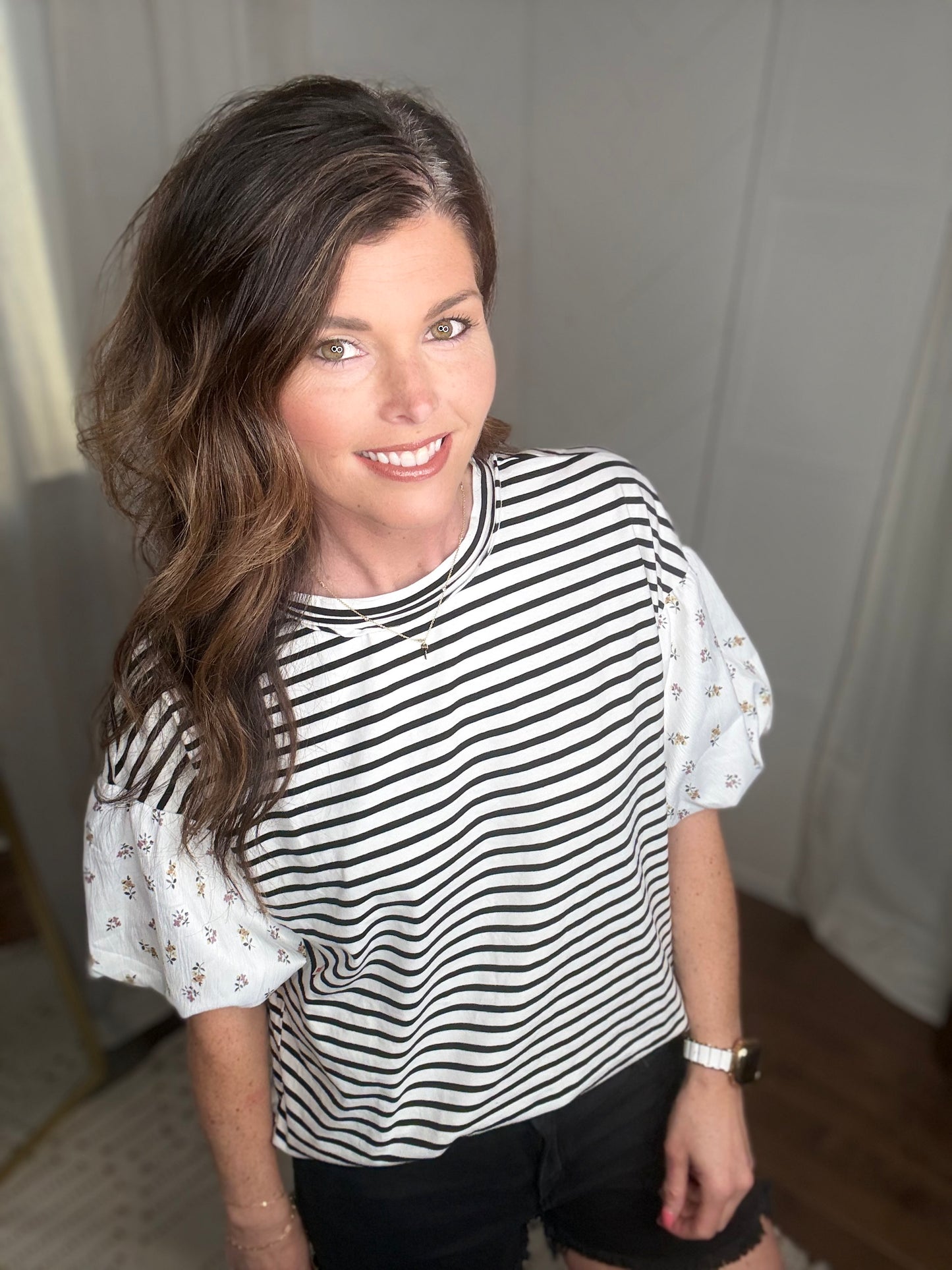 Midnight Bloom Top
