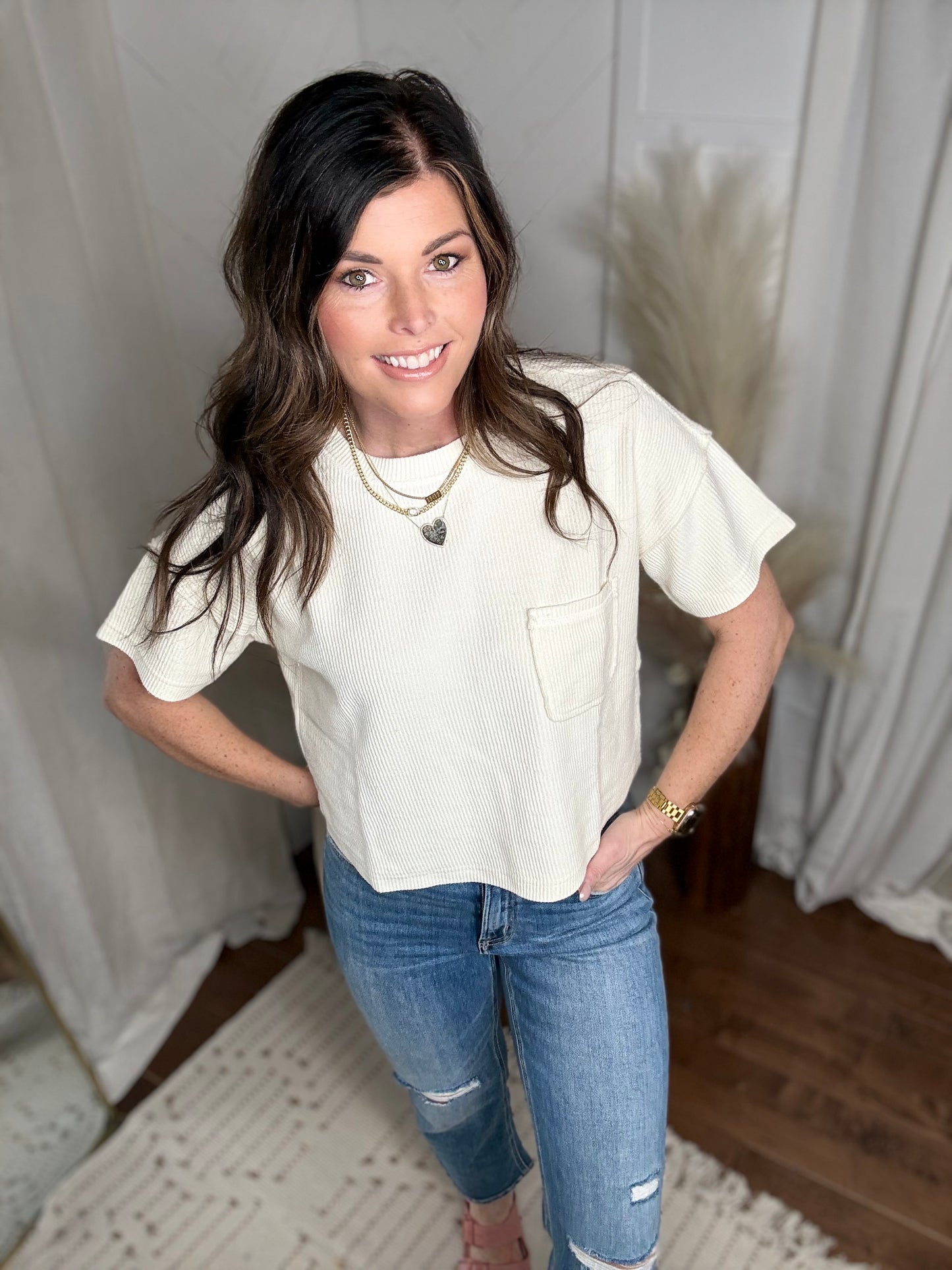 Ivory Classic Pocket Tee