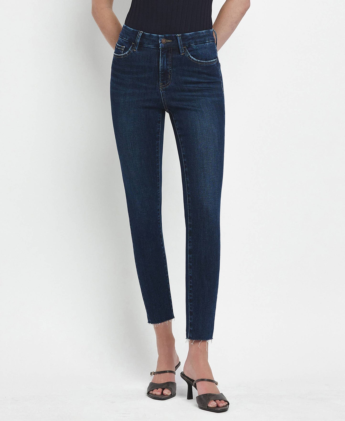 Loveret81: High Rise Crop Skinny