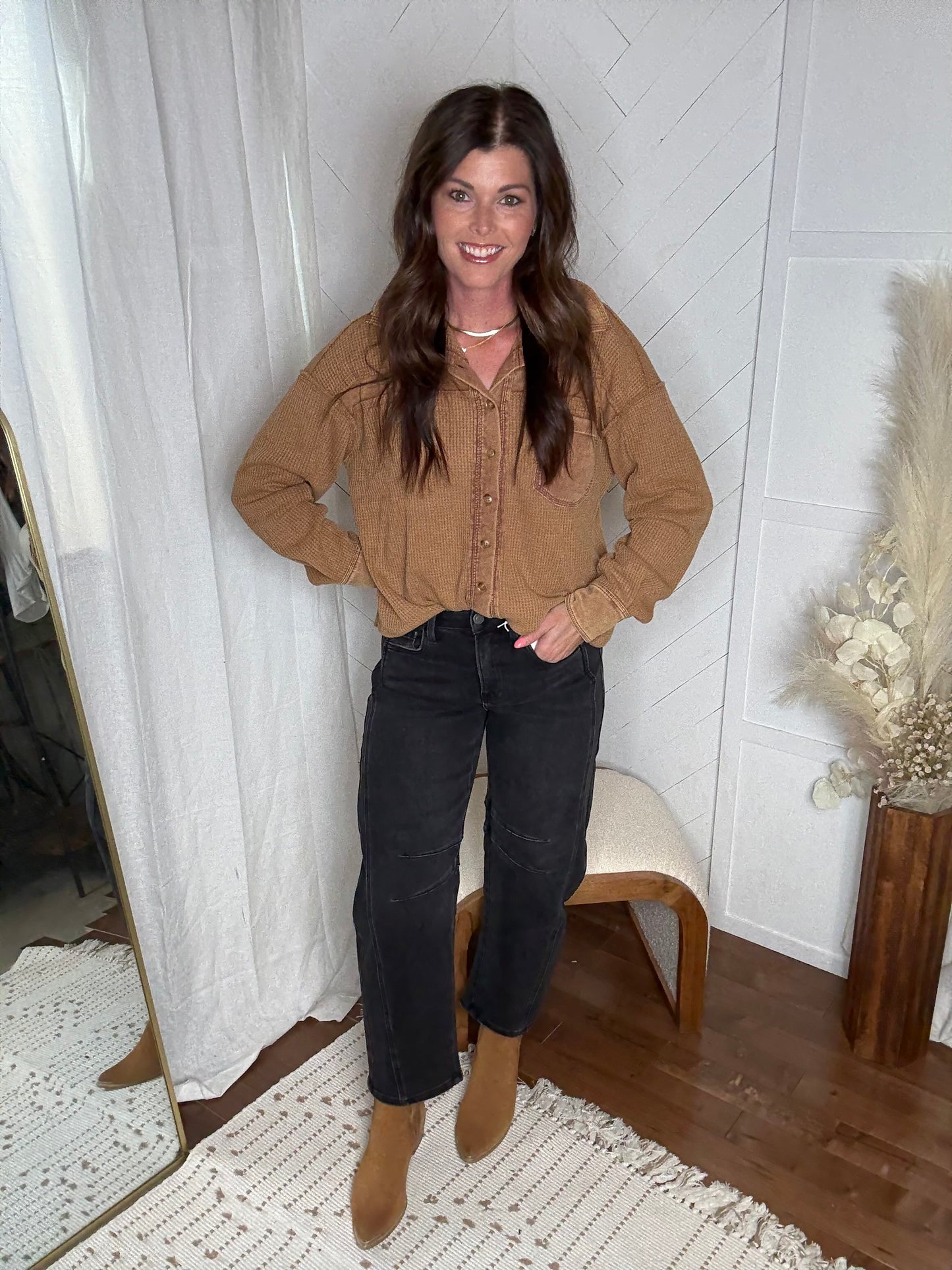 Flying Monkey68: High Rise Vintage Washed Barrel Jeans