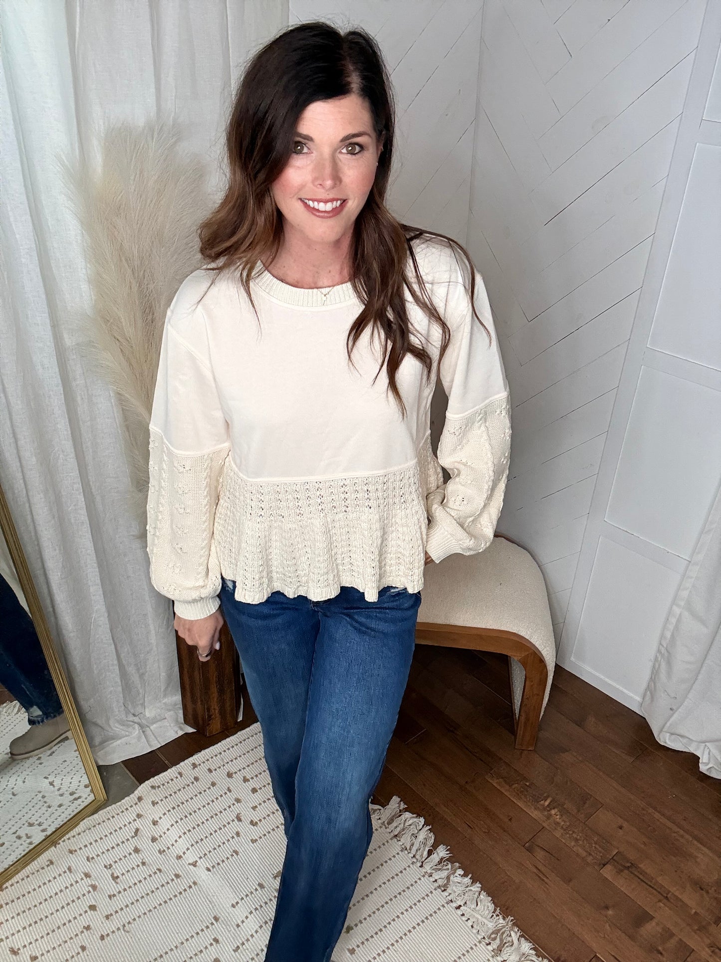 Vanilla Autumn Mixed Sweater