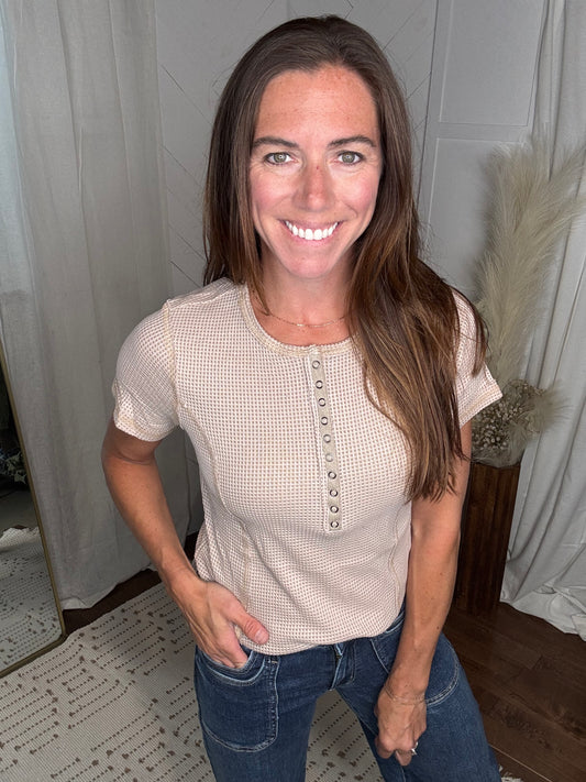 Weekend Snap Henley: Taupe