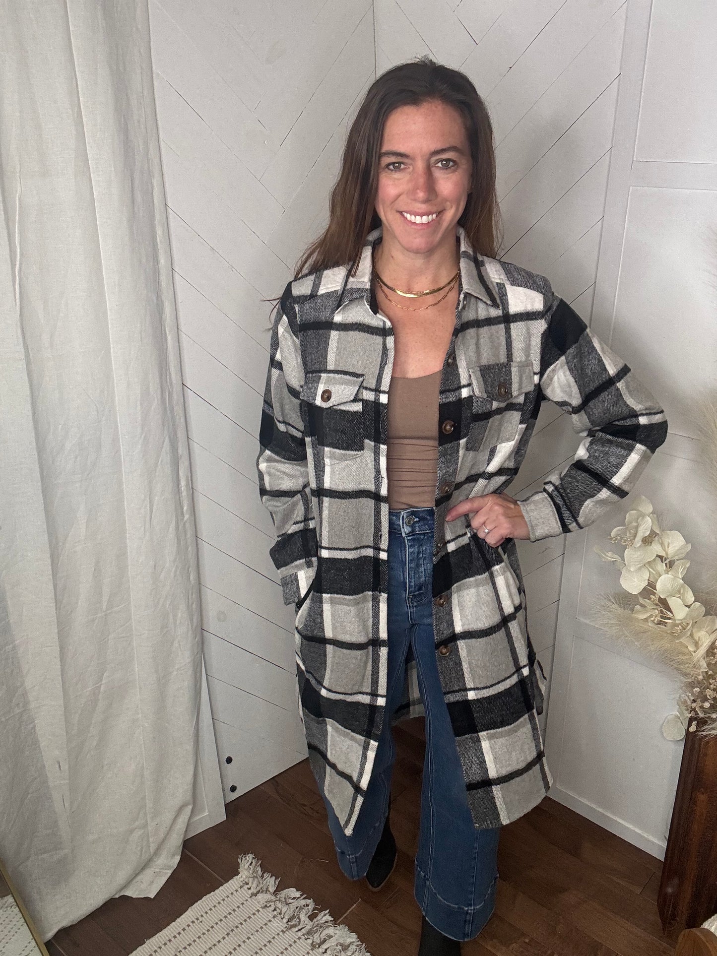 Shadow Plaid Shacket