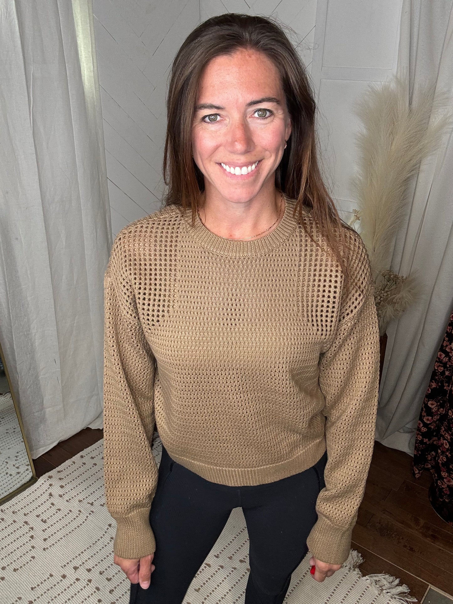 Whispering Oak Knit Sweater
